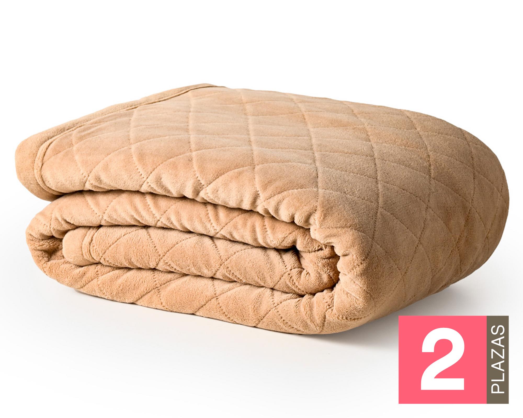 Frazada 2 plazas bicapa térmica Camel-0