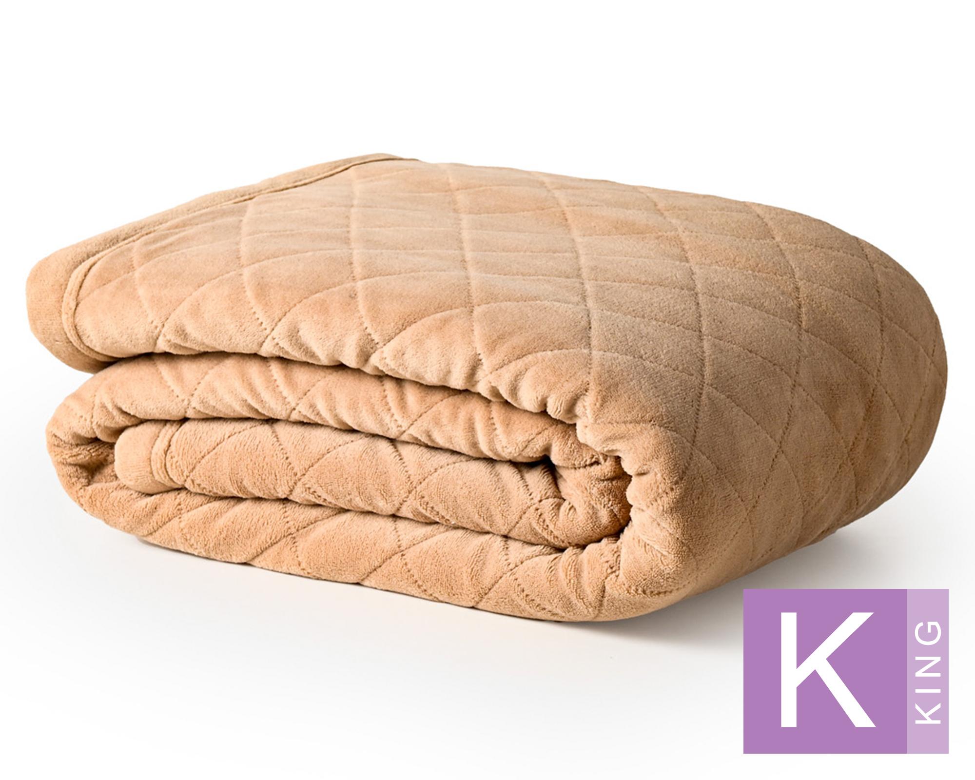 Frazada King bicapa térmica Camel-0