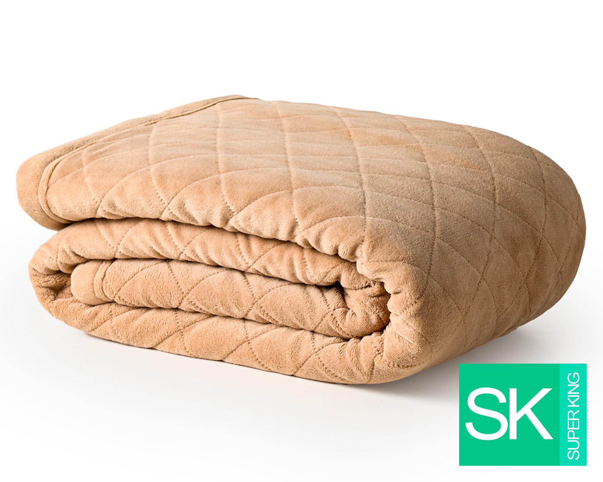 Frazada Súper King bicapatérmica Camel-0