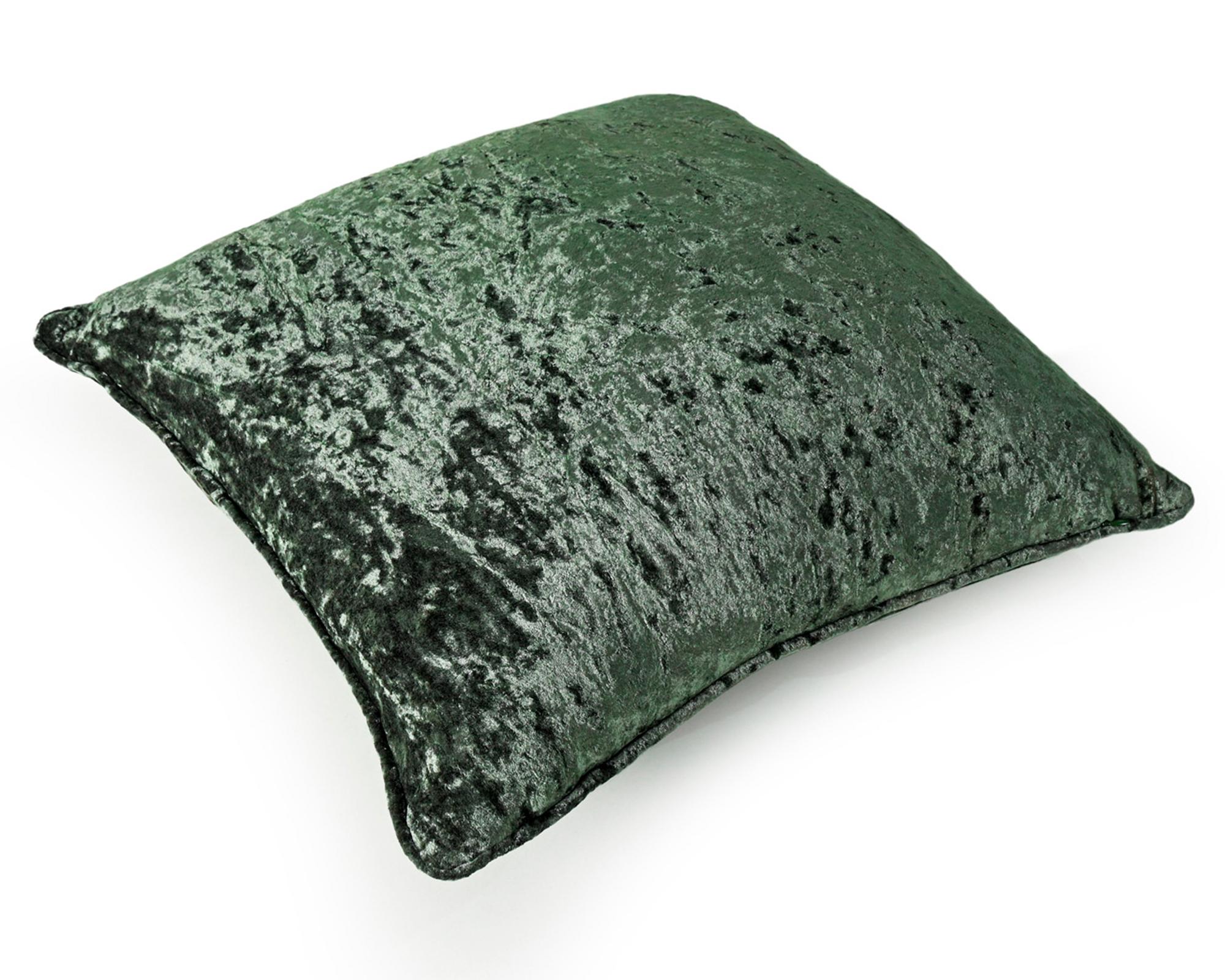 Cojín 50x50 cm algodón Shiny Velvet Olive-1