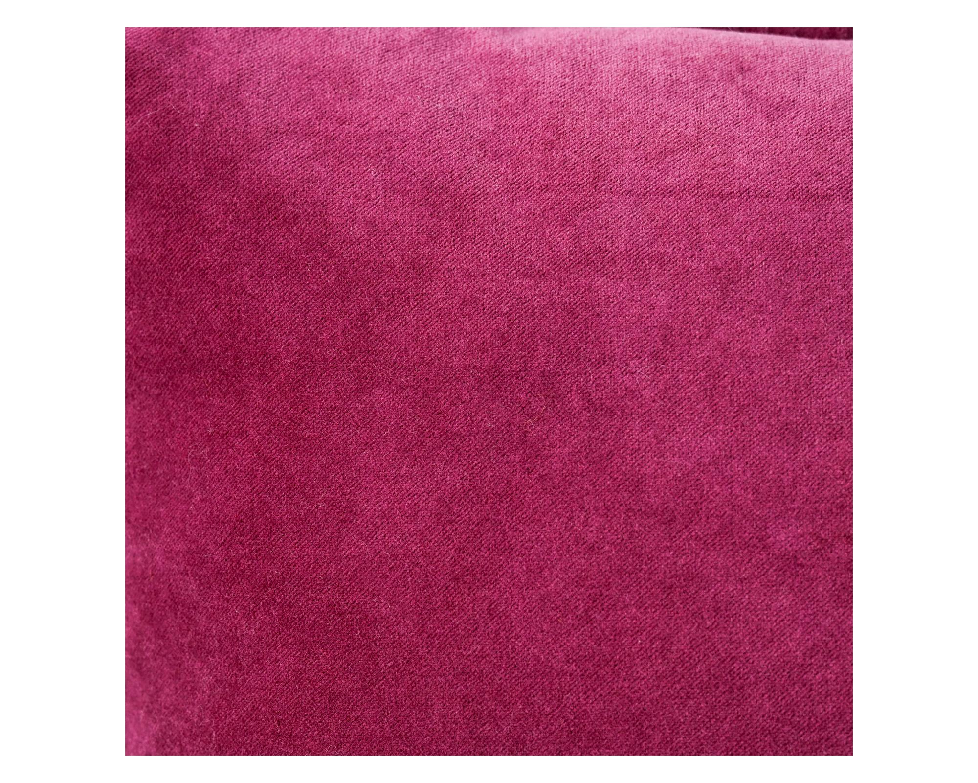 Cojín 80x40 cm algodón Velvet Wine-2