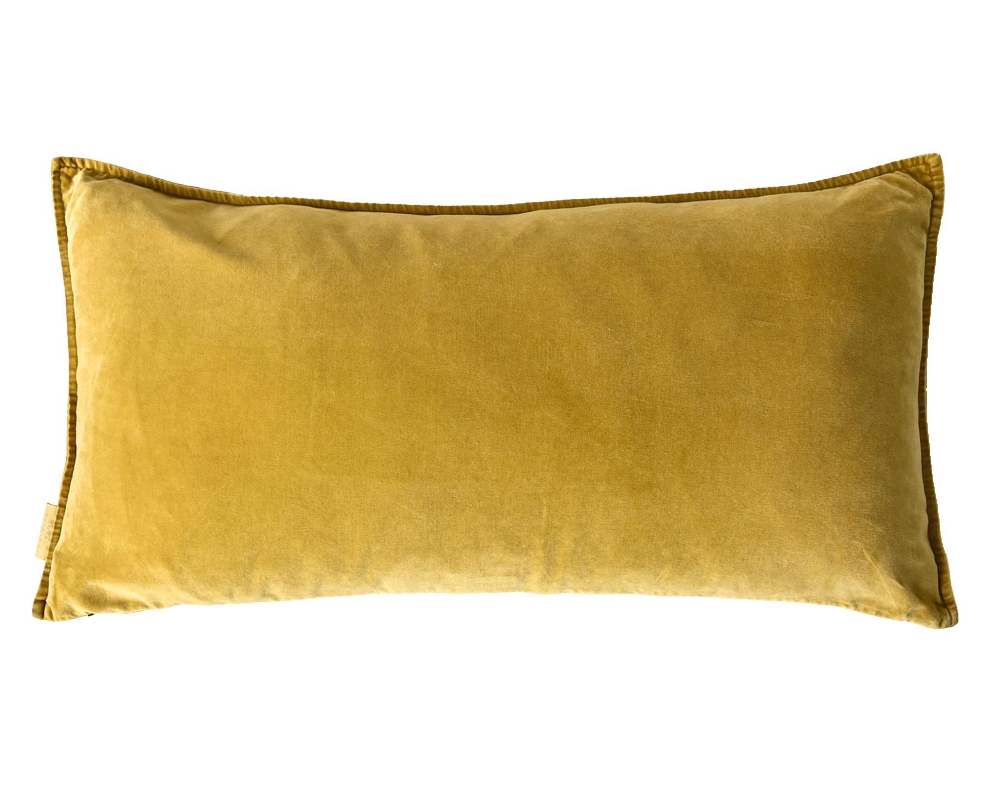 Cojín 80x40 cm algodón Velvet Dijon-0