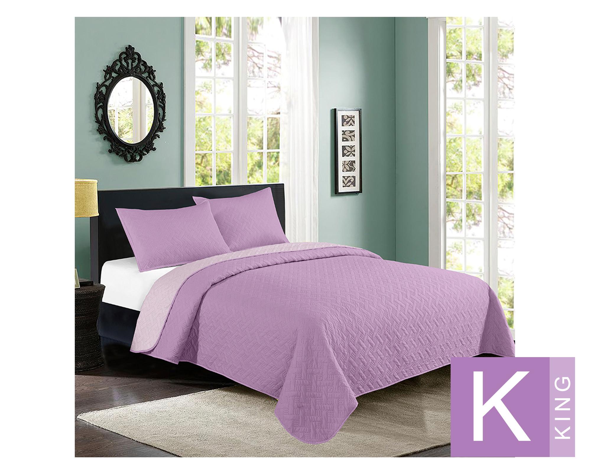 Quilt King bicolor morado-0