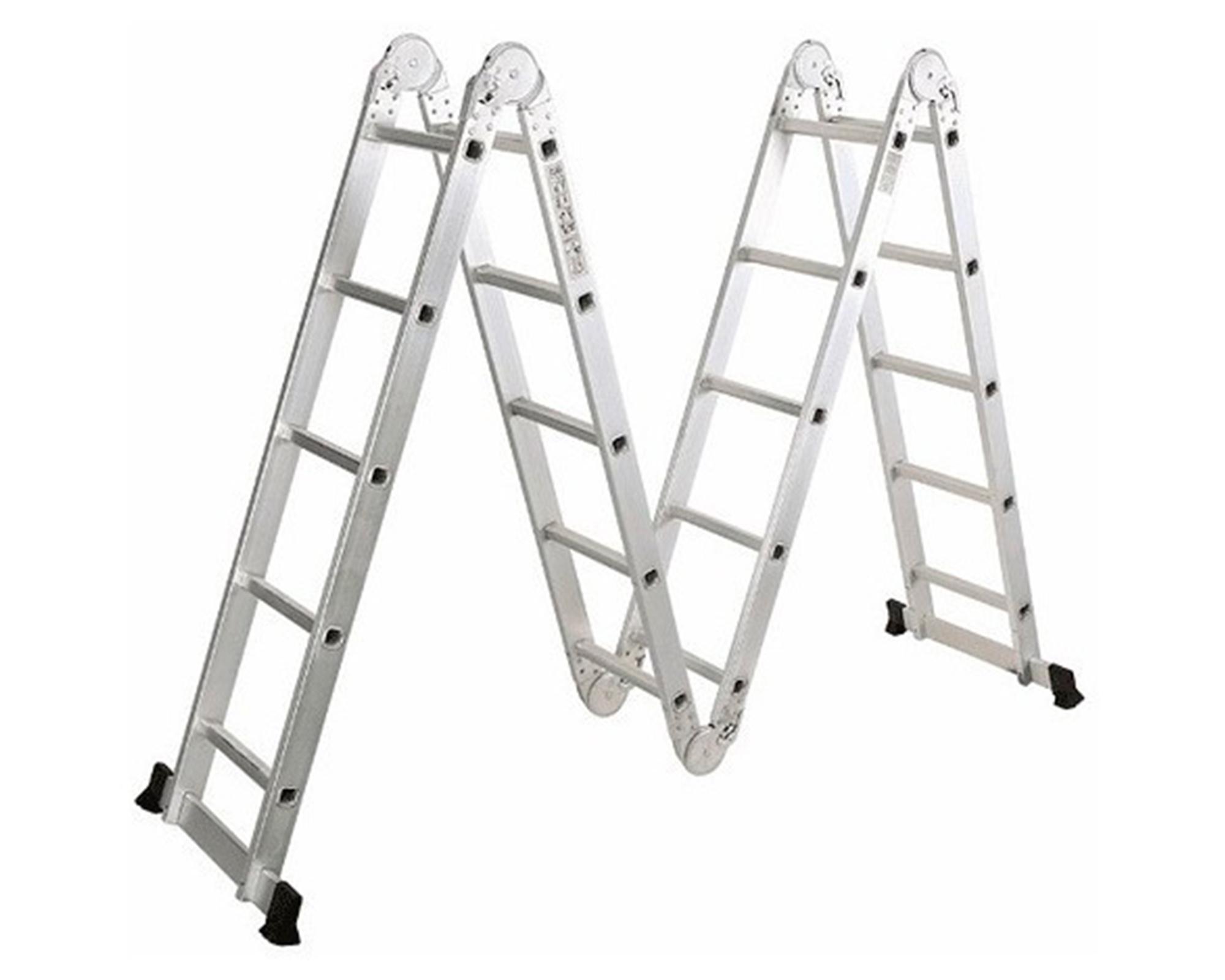 Escalera multipropósito 5.7 m 7 posiciones 20 peldaños-0