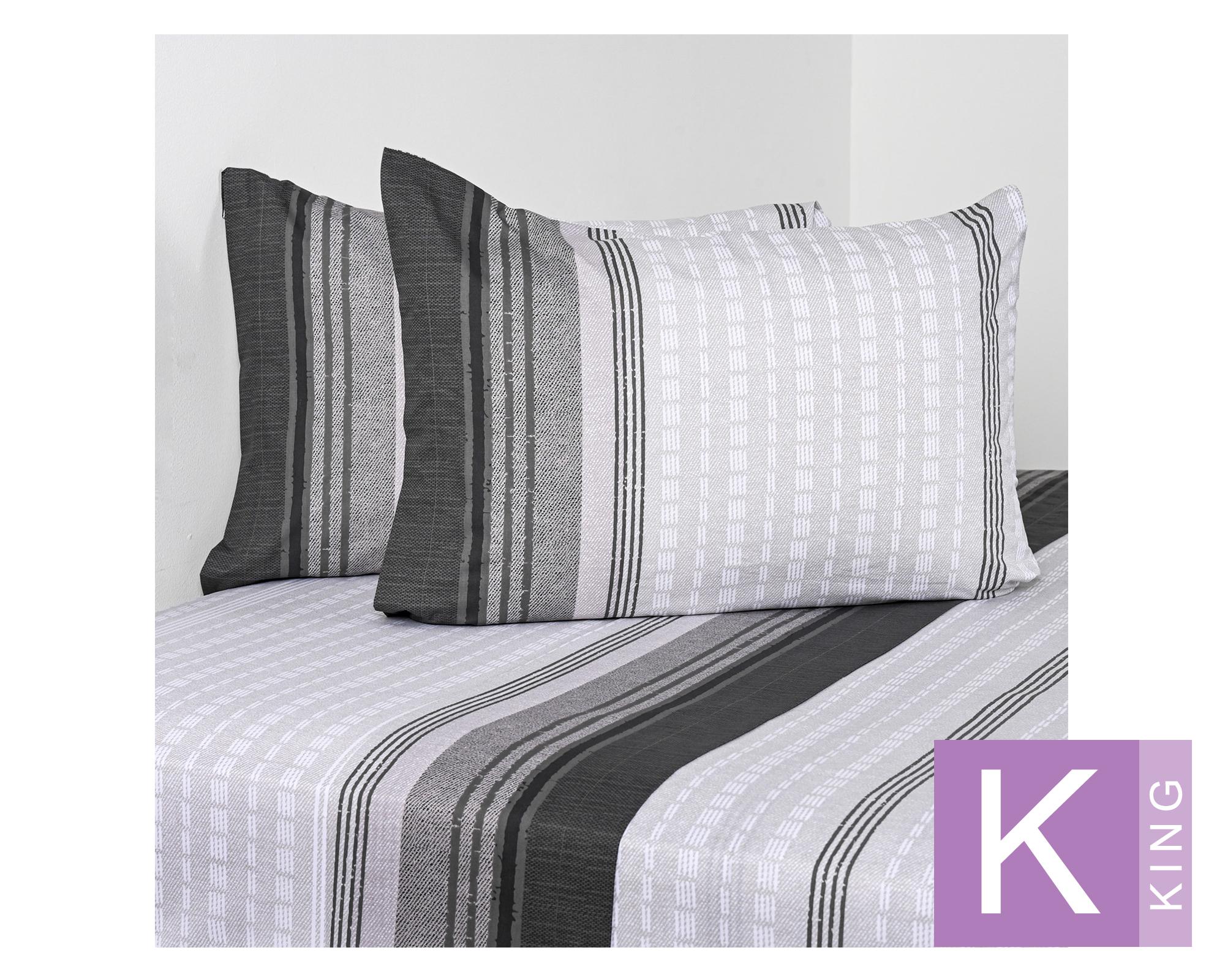 Sábana King 200 hilos Onix-0