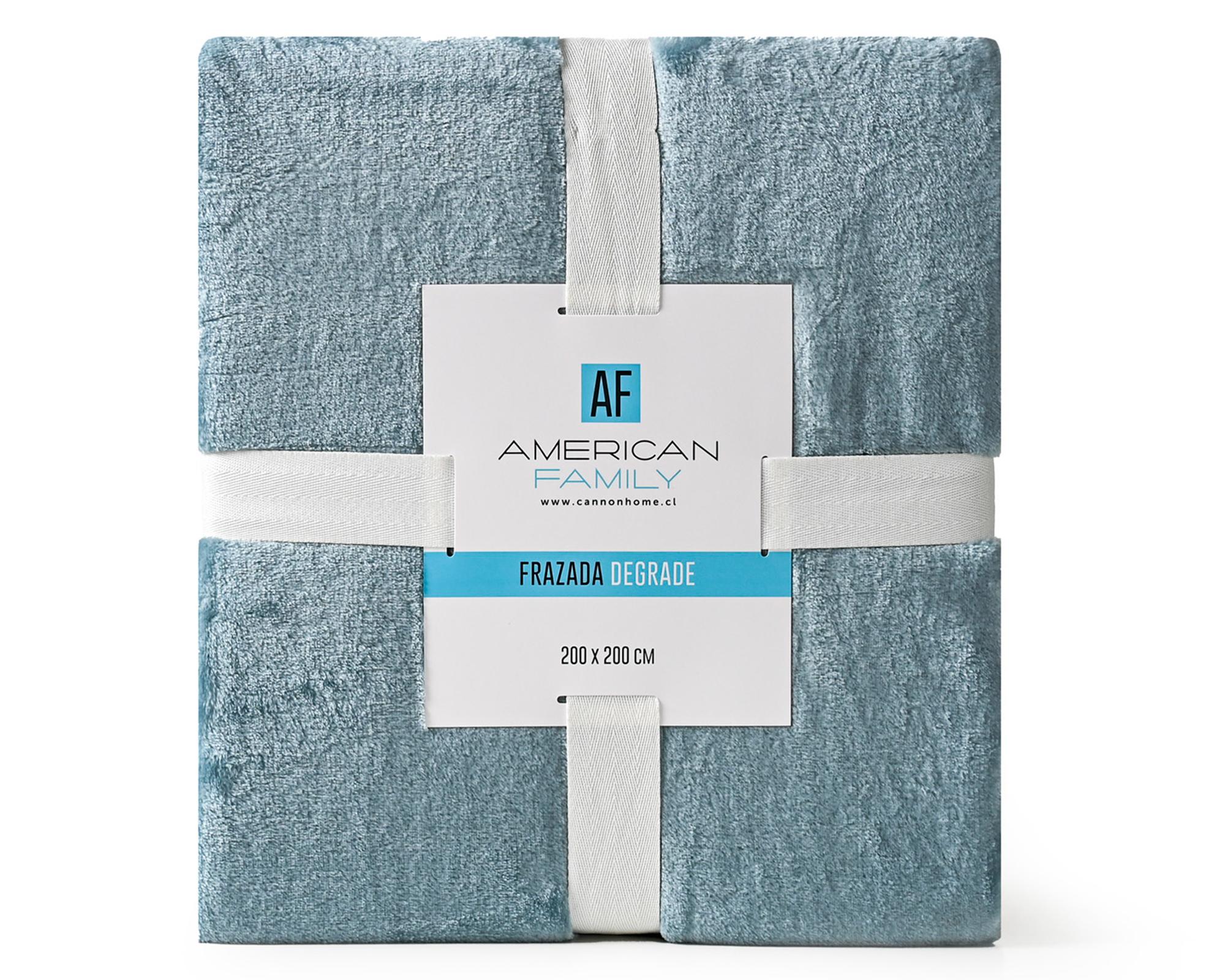 Frazada 2 plazas Flannel Degrade Nilo-1