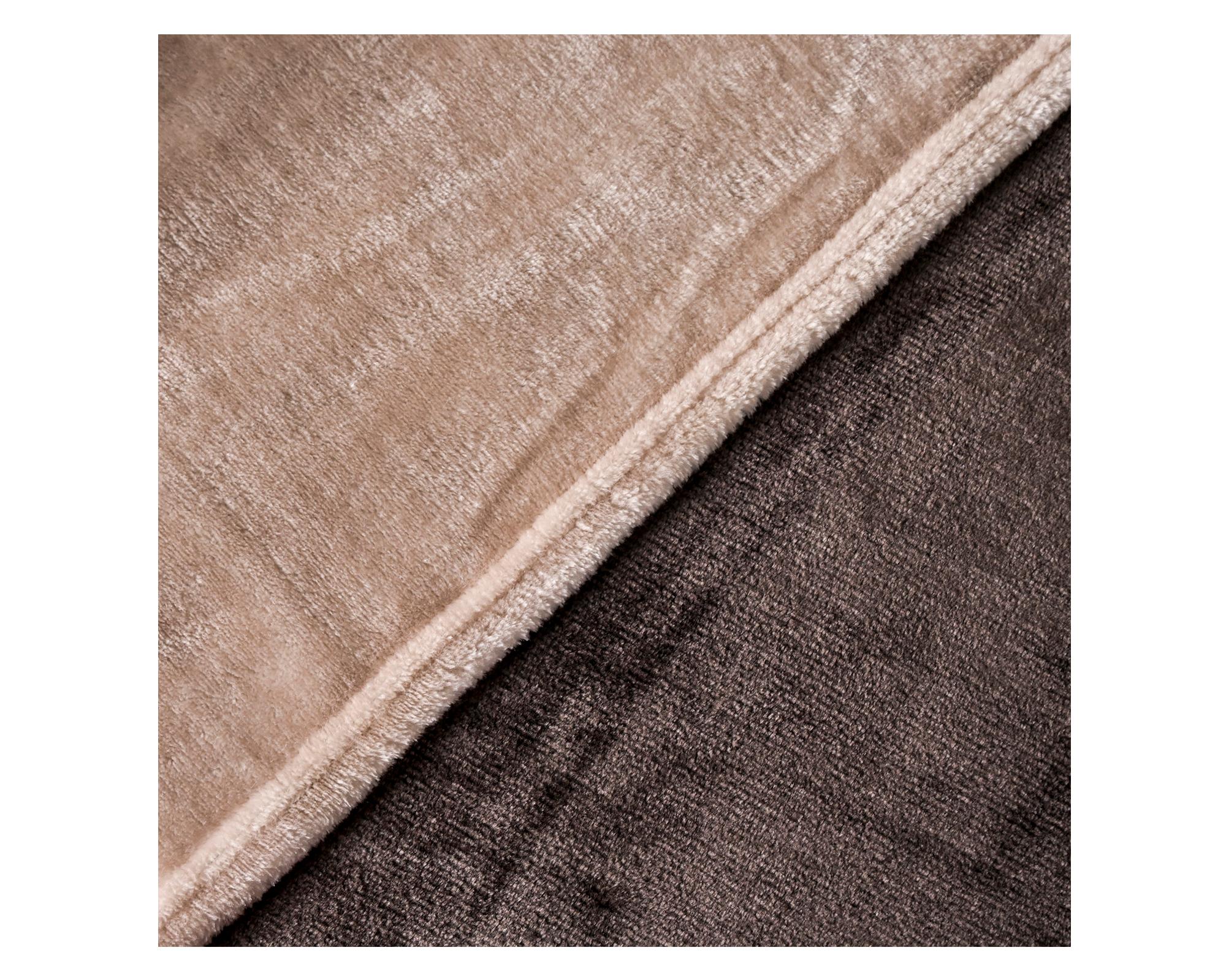 Frazada 1.5 plazas Flannel Degrade Grafito-1