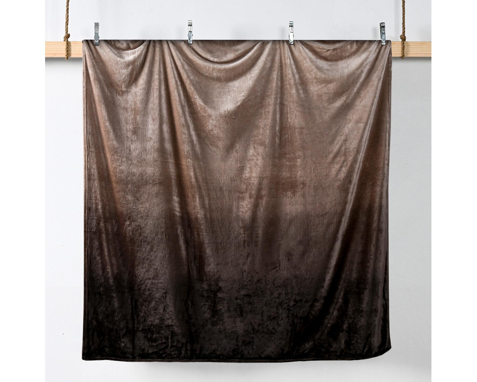 Frazada 2 plazas Flannel Degrade Grafito-2