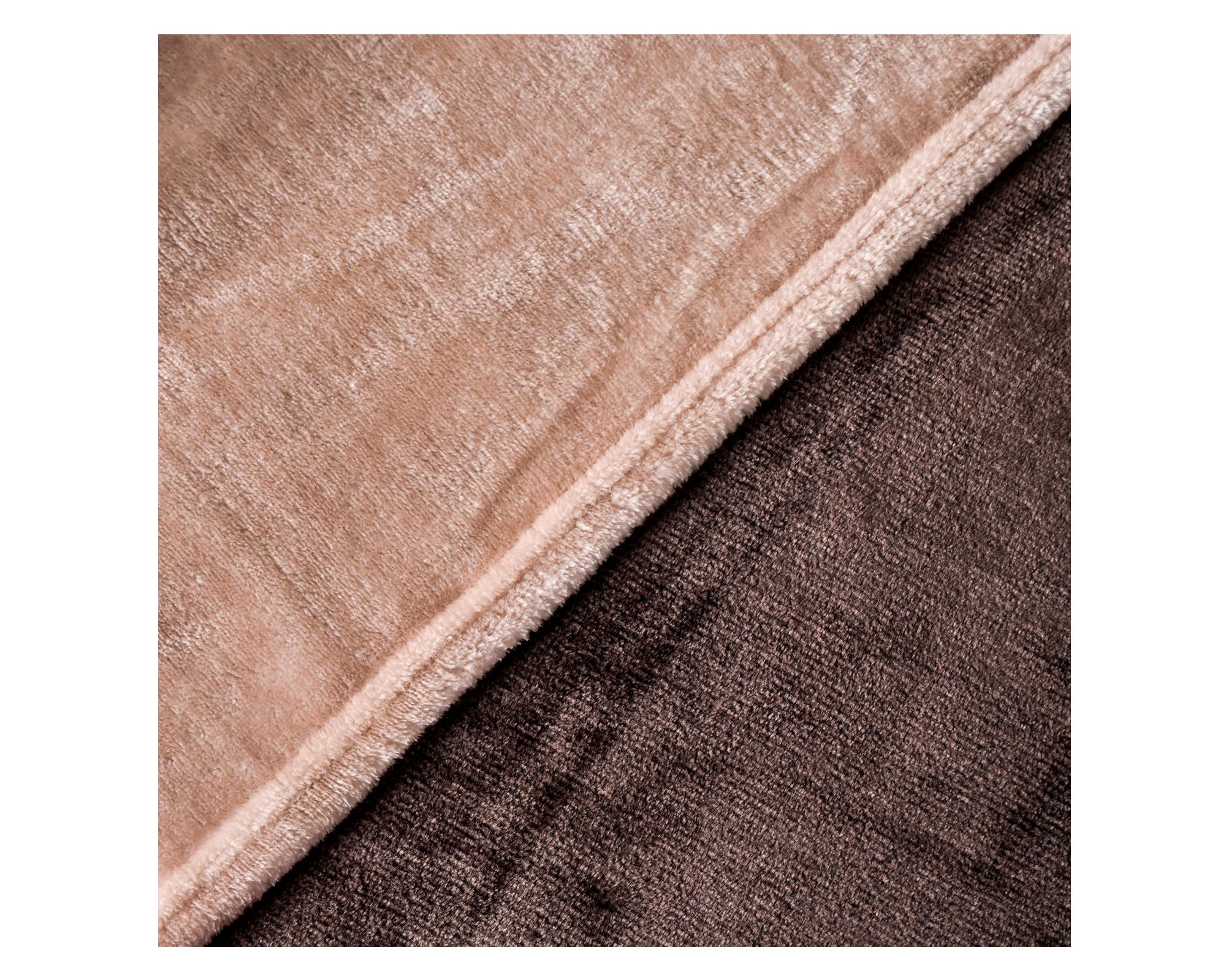 Frazada King Flannel Grafito-1