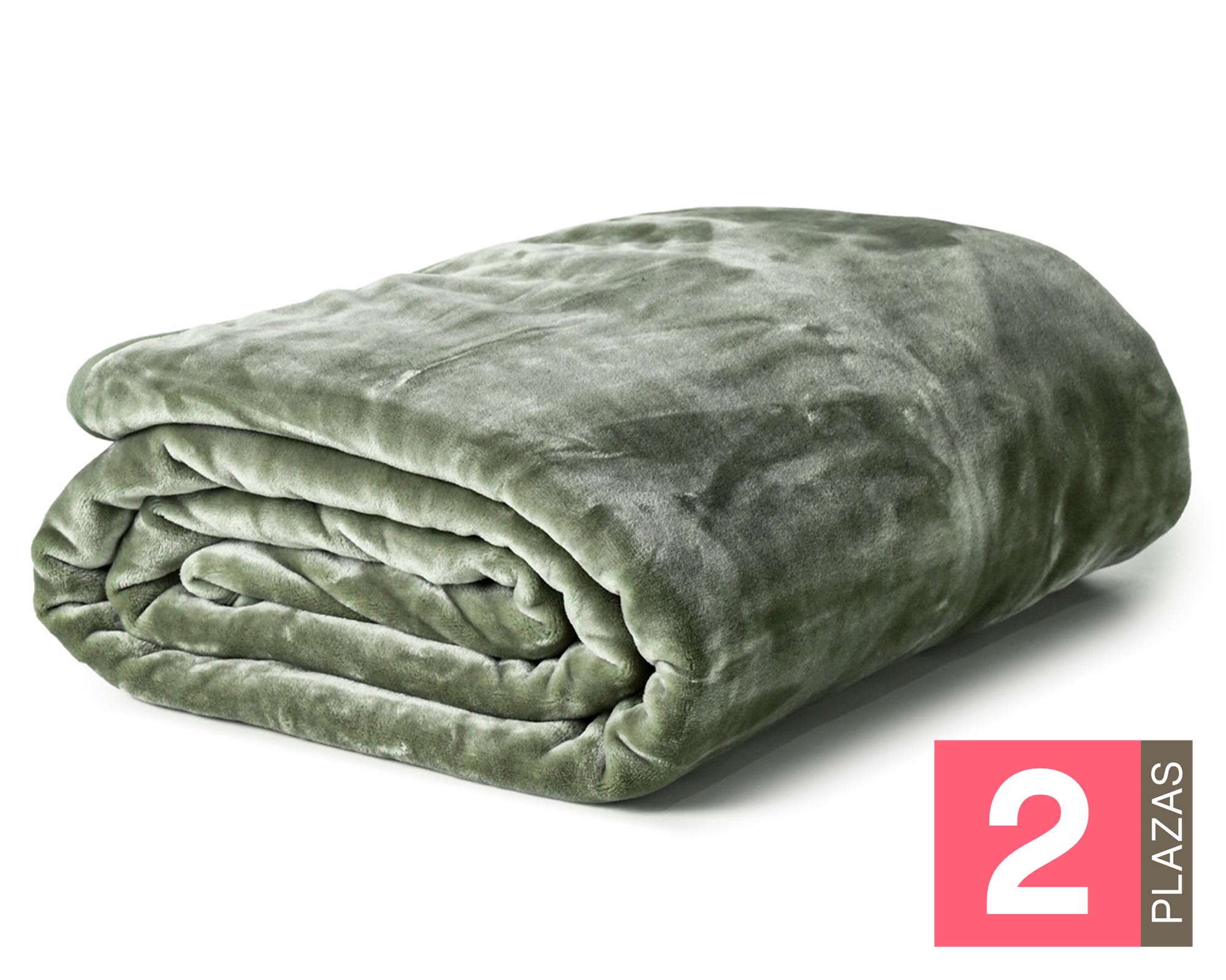 Frazada 2 plazas Cashmere Touch Olive-0