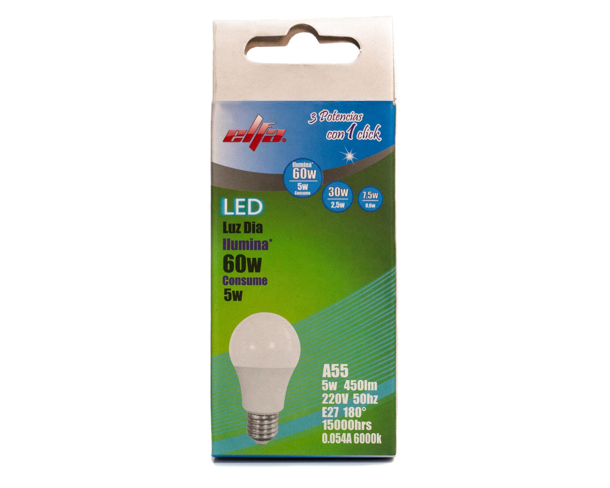 Ampolleta Led 5W E27 día blanco-2