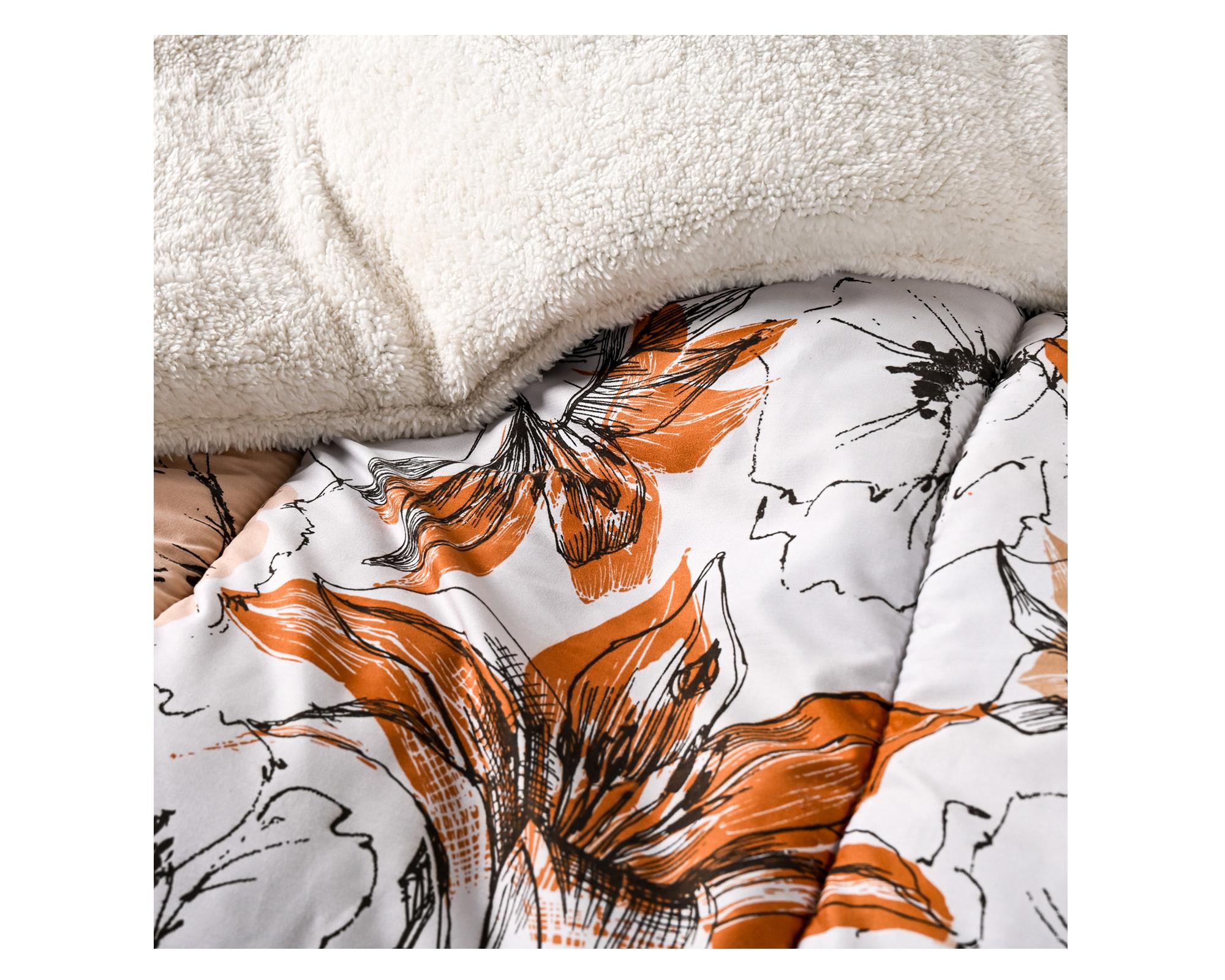 Plumón sherpa 1.5 plazas térmico AshRose-1