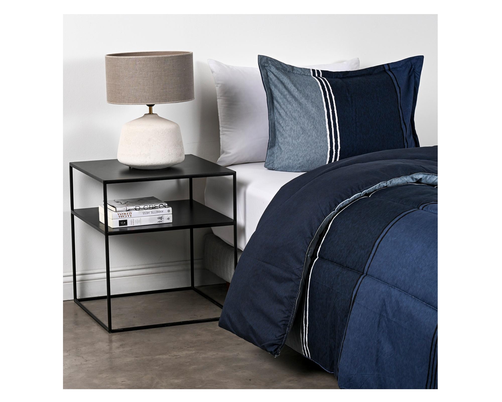 Plumón 1.5 plazas Cariboud azul-1