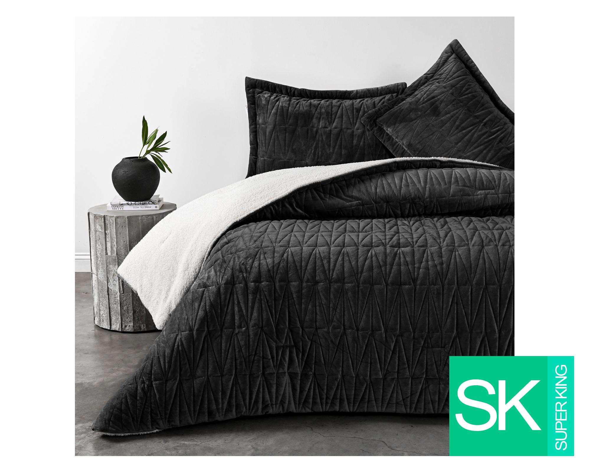 Plumón sherpa Súper King Snow Black Elements Co