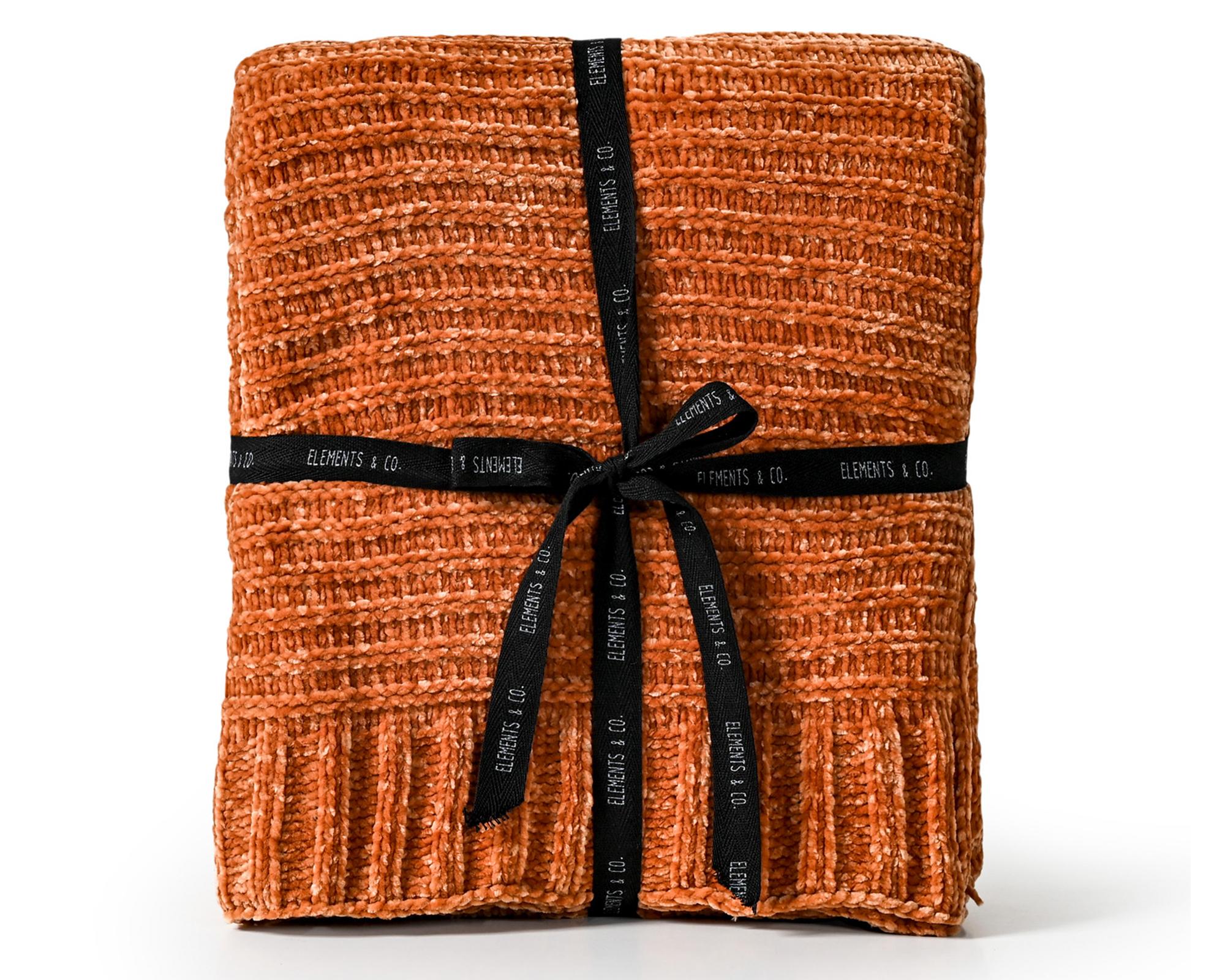 Manta 130x160 cm Chenille Sienna-2