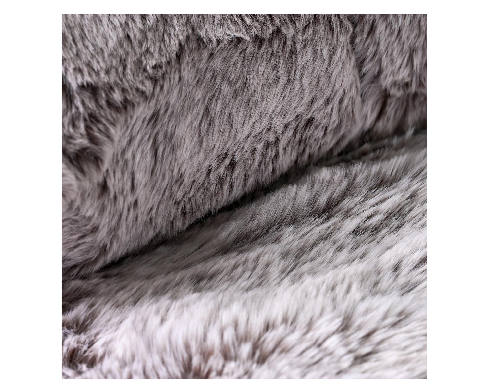 Manta 127x152 cm Fur Taupe-1