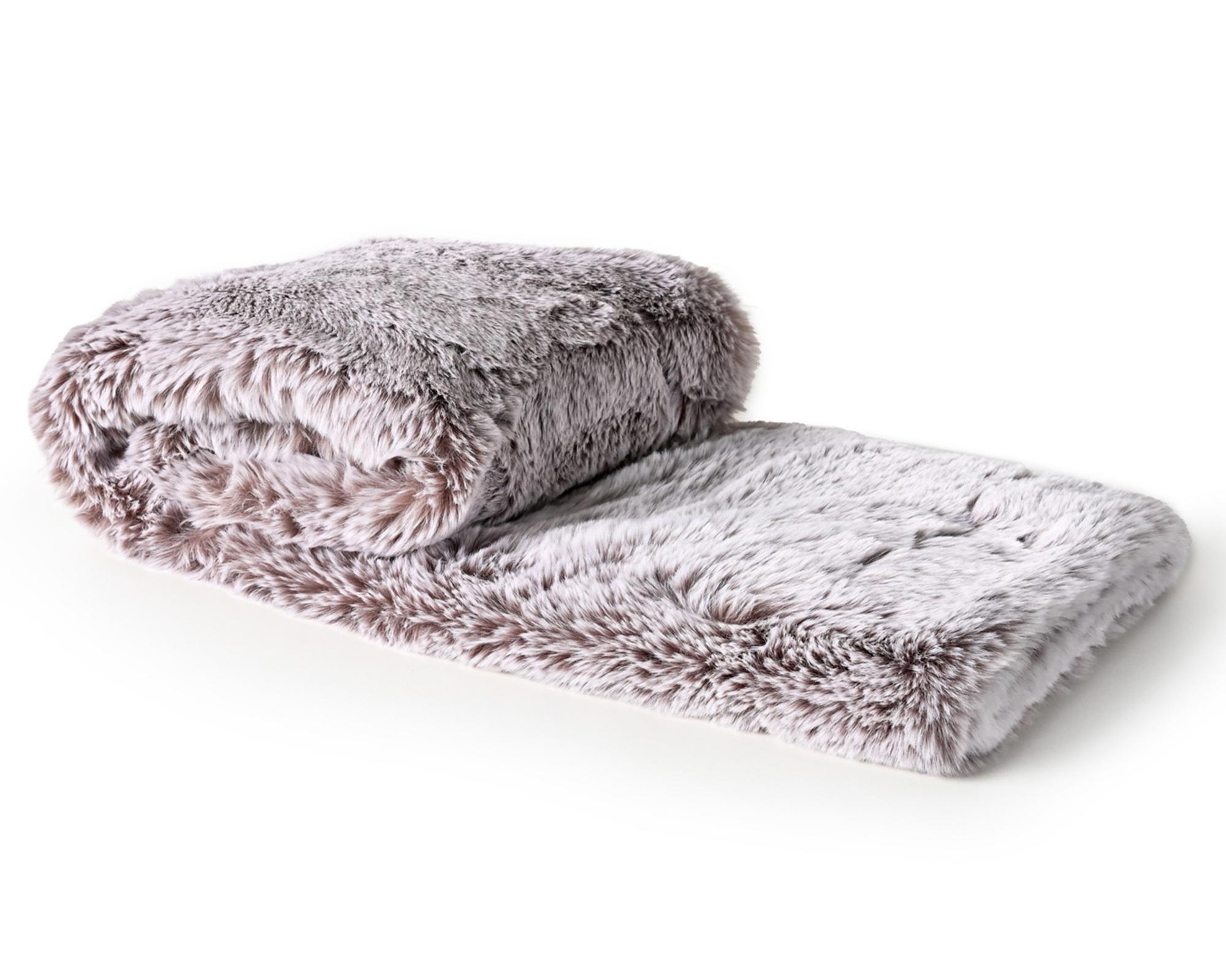 Manta 127x152 cm Fur Taupe-0
