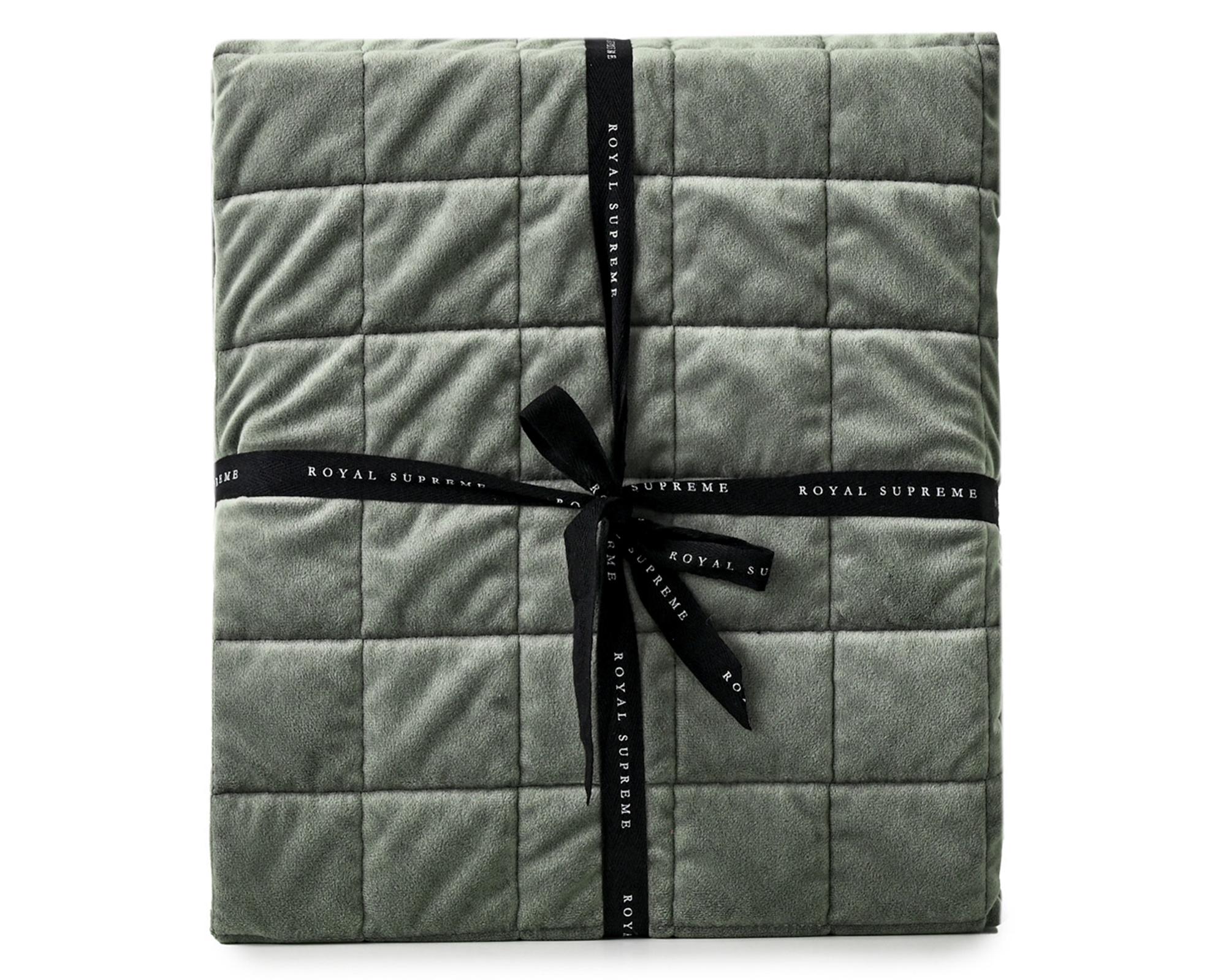 Piecera 100x220 cm Washed Velvet Olive-2