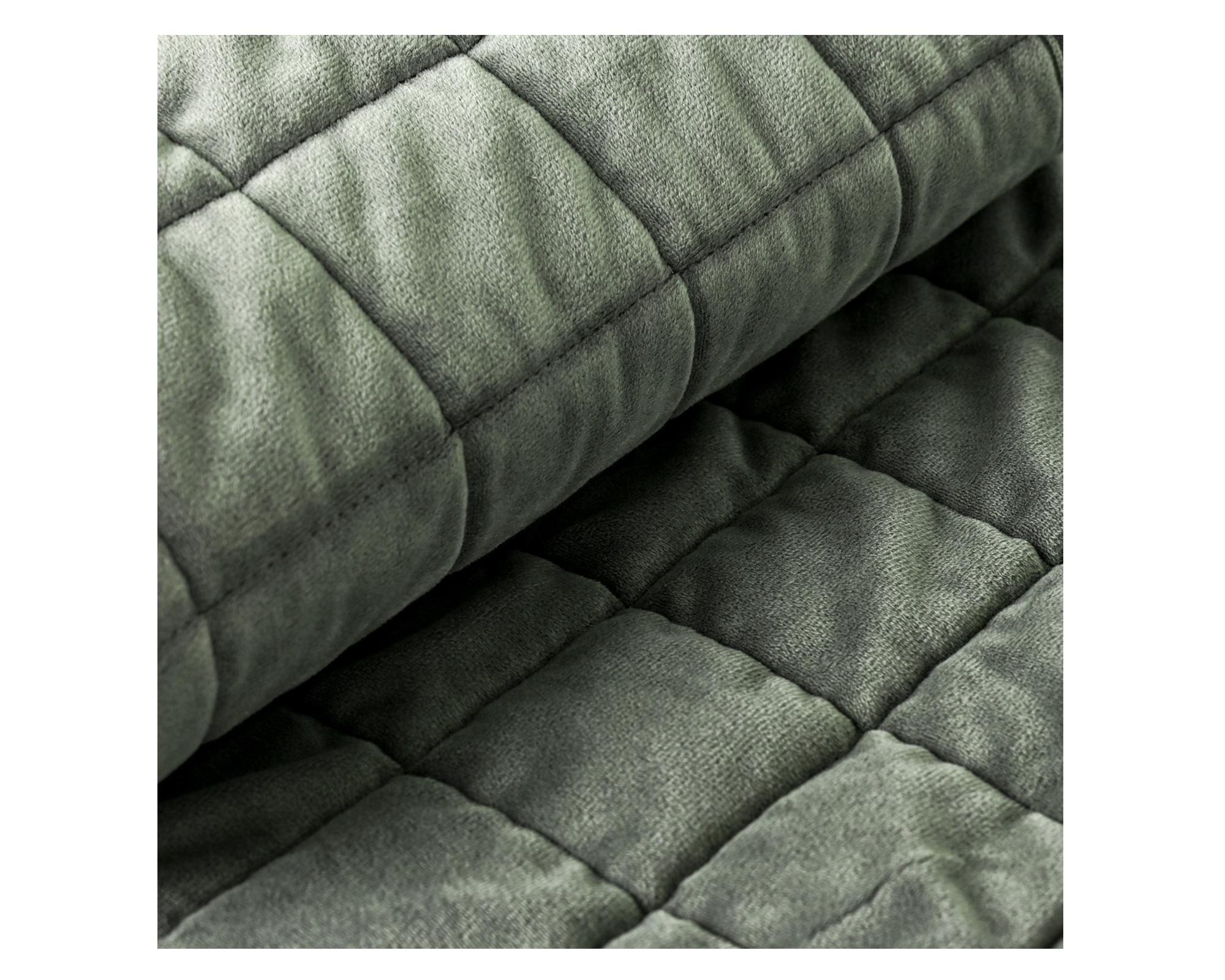 Piecera 100x220 cm Washed Velvet Olive-1