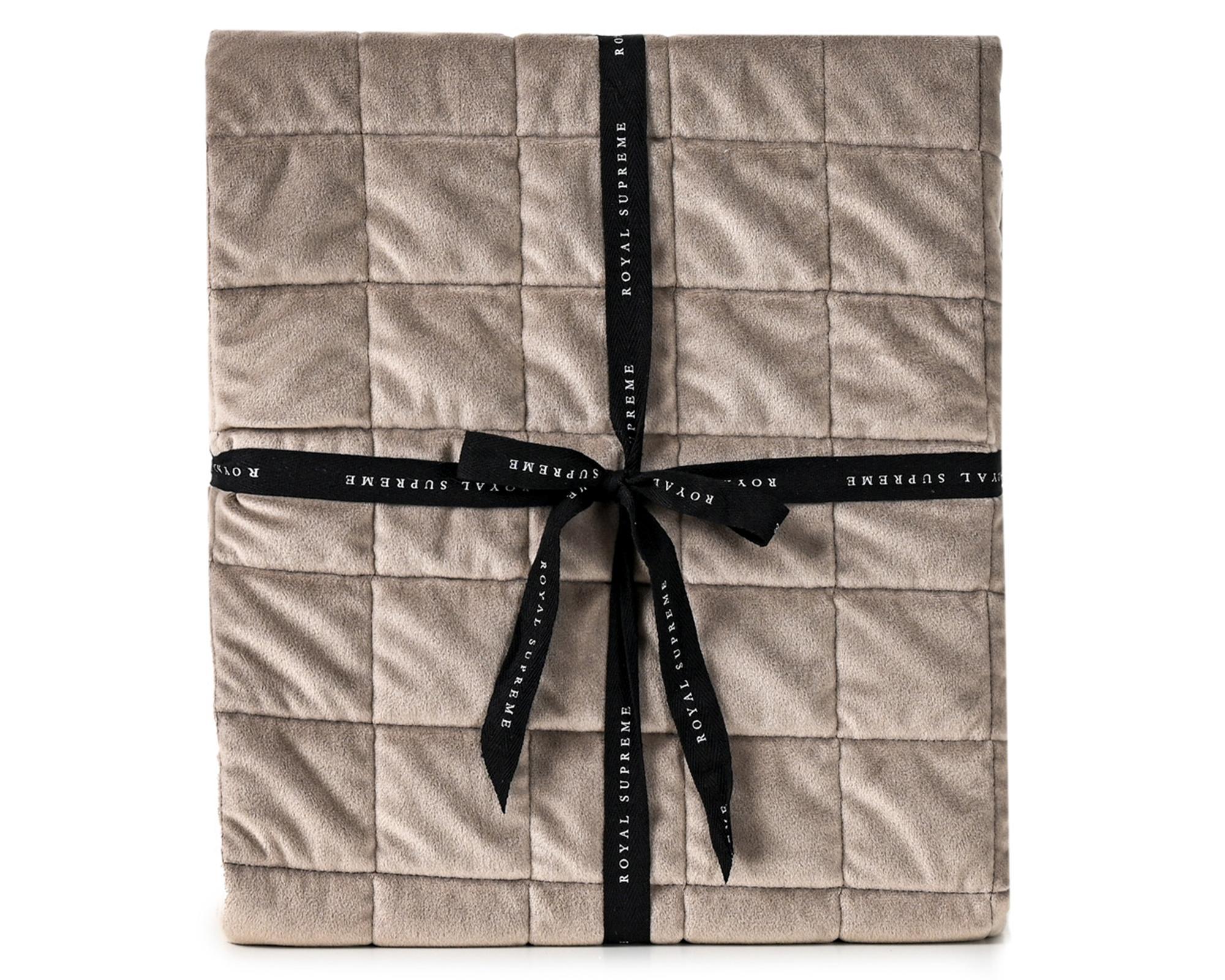 Piecera 100x220 cm Washed Velvet Taupe-2