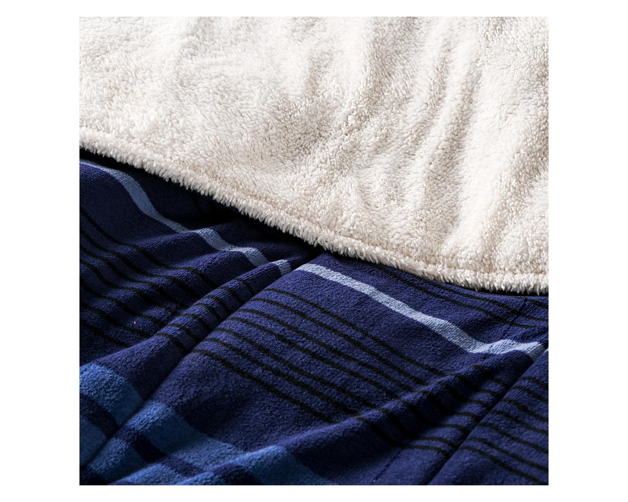 Plumón sherpa 1.5 plazas Nobo azul-2