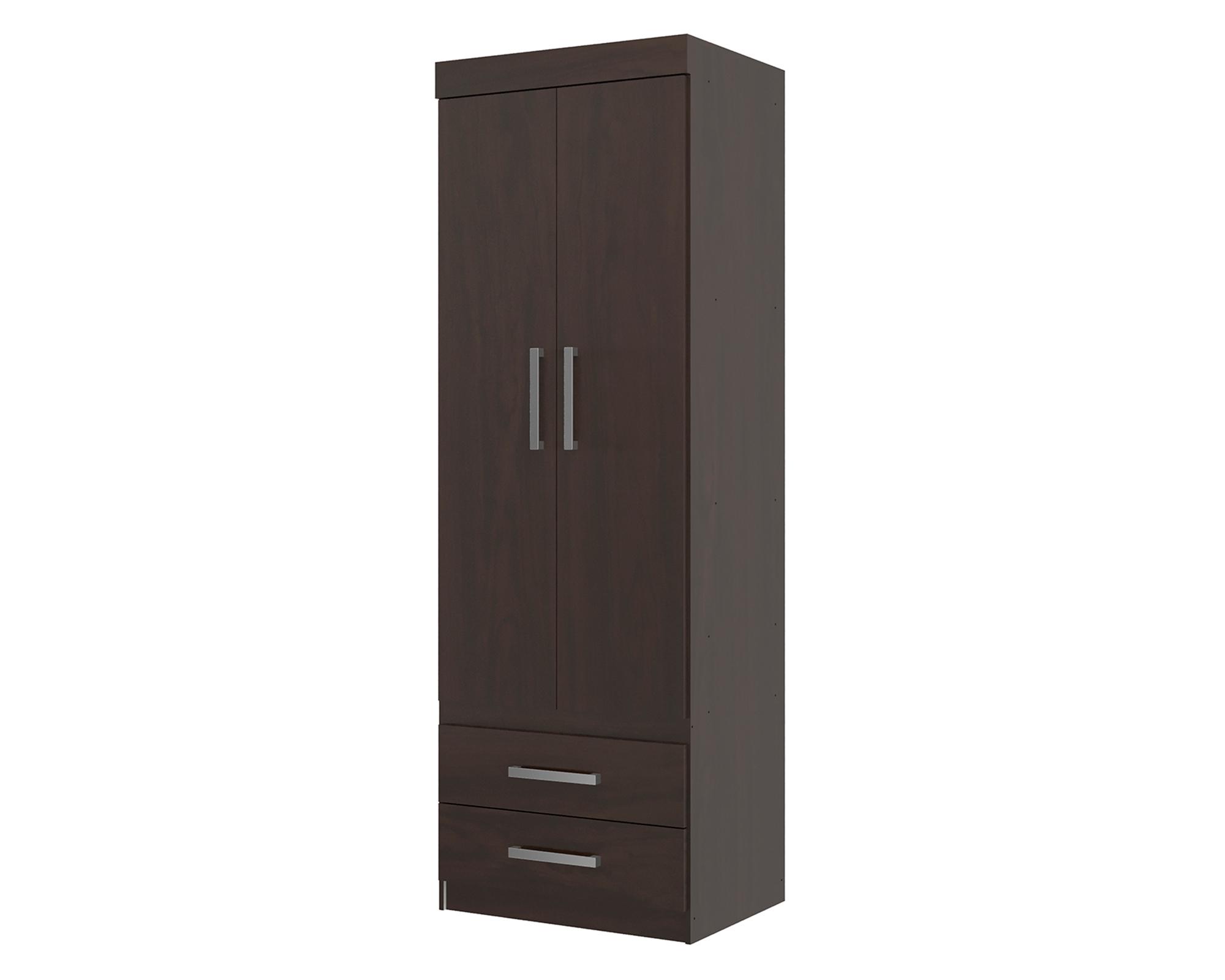 Closet 2 puertas 2 cajones GR2200 Tabaco-3
