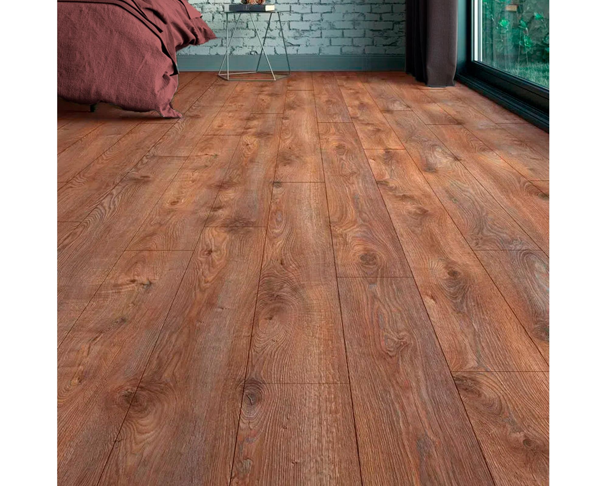 Piso vinílico 4 mm + eva 1 mm tabaco 19x122 cm 2.17 m2-3