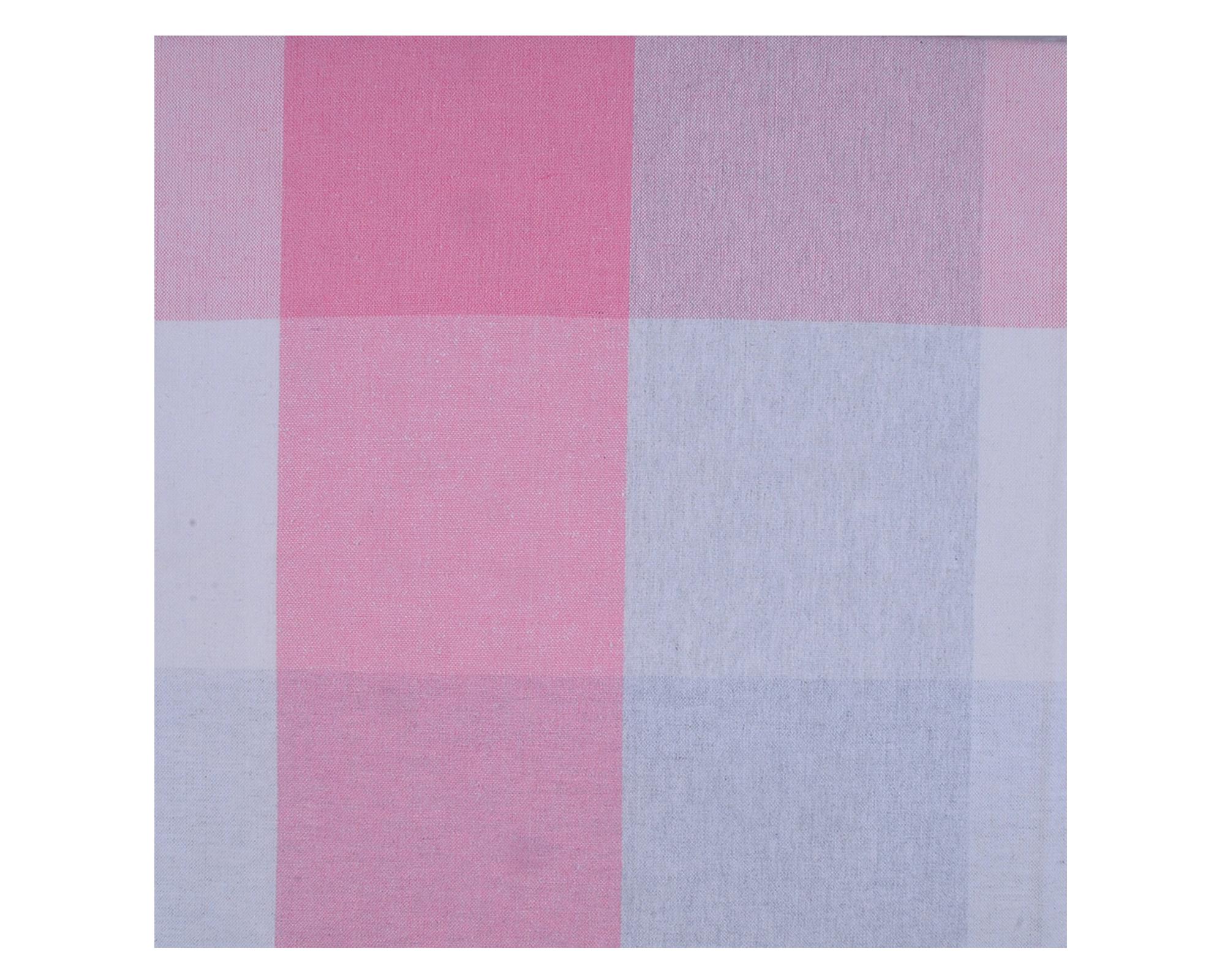 Mantel rectangular 180x180 cm Tartan rosado-1