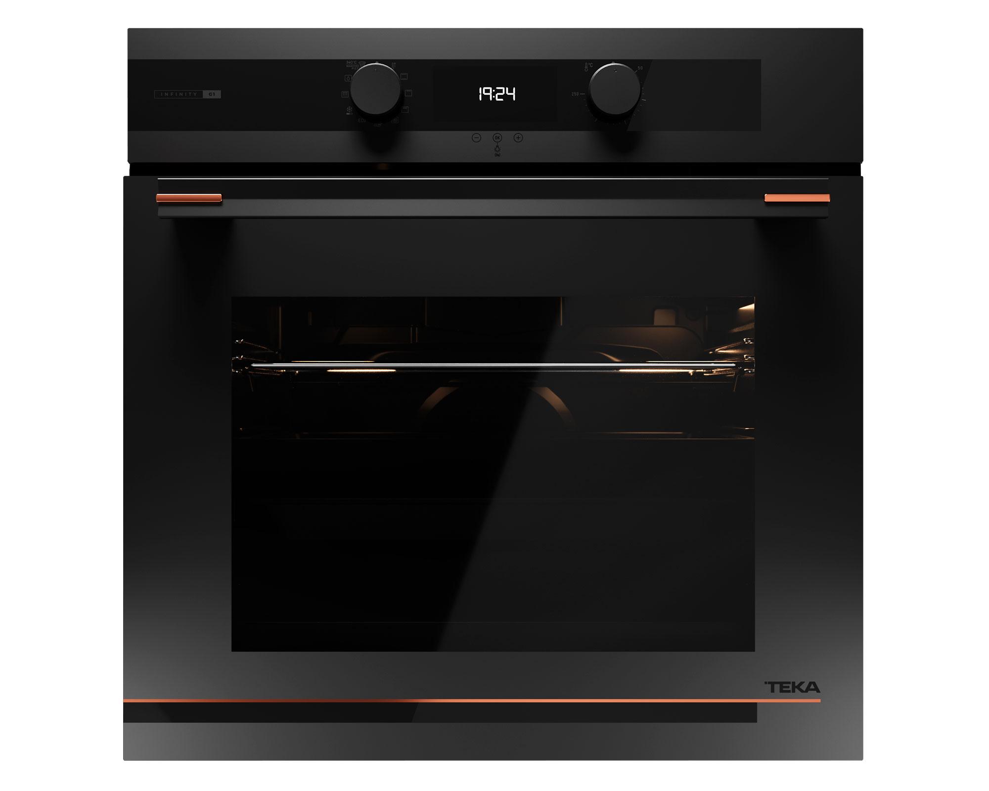 Horno empotrable 62 litros HLB 85 Infinity G1 negro-0
