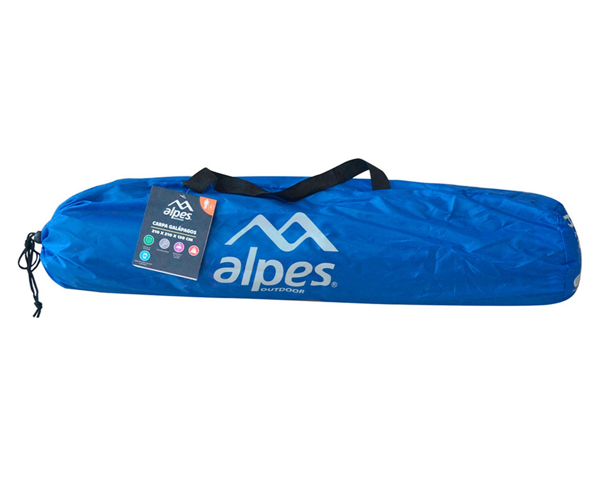 Carpa Dome 4 personas Galápagos azul-4