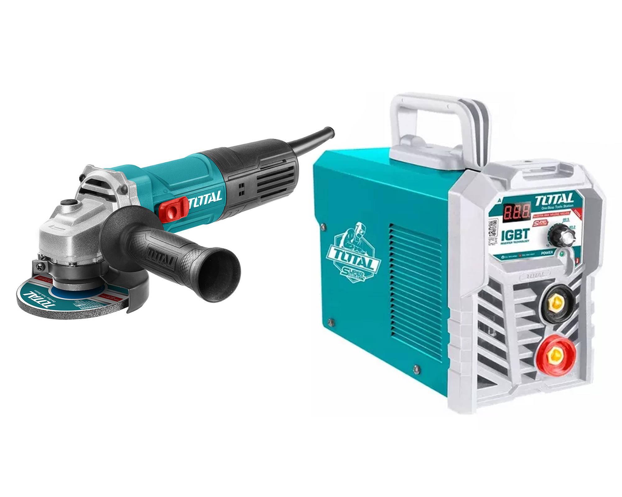 Pack Esméril 750W TG10711556 + Máquina Soldadora  130 Amp TW21302 verde-0