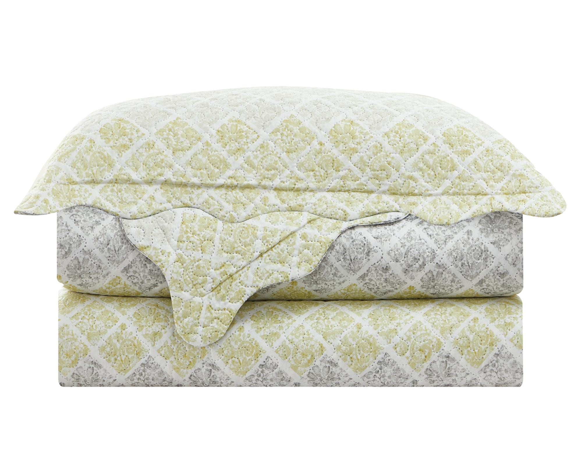 Quilt reversible 2 plazas Bali beige-1