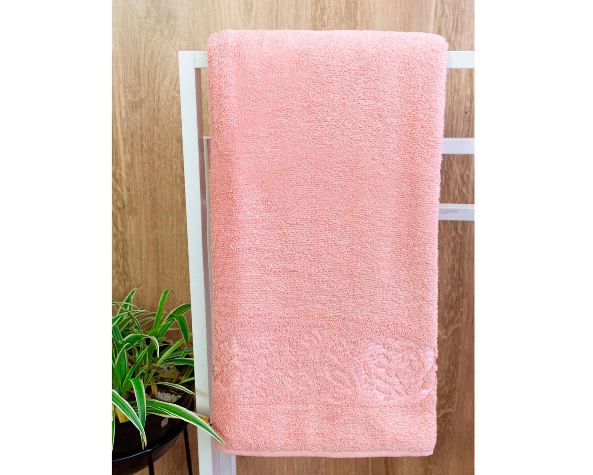 Toalla baño 70x140 cm Charlotte rosado-1