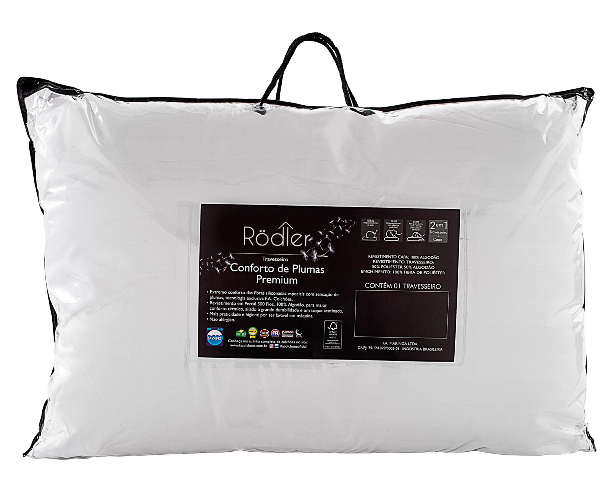 Almohada plumas 50x70 cm RDH855 blanco-0
