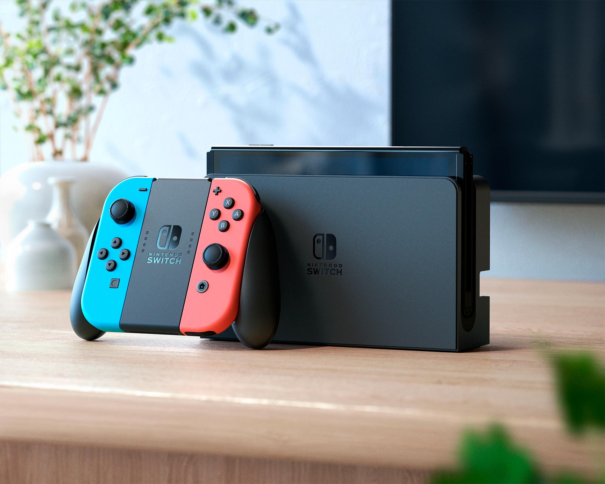 Consola Nintendo Switch OLED neon LT2-2