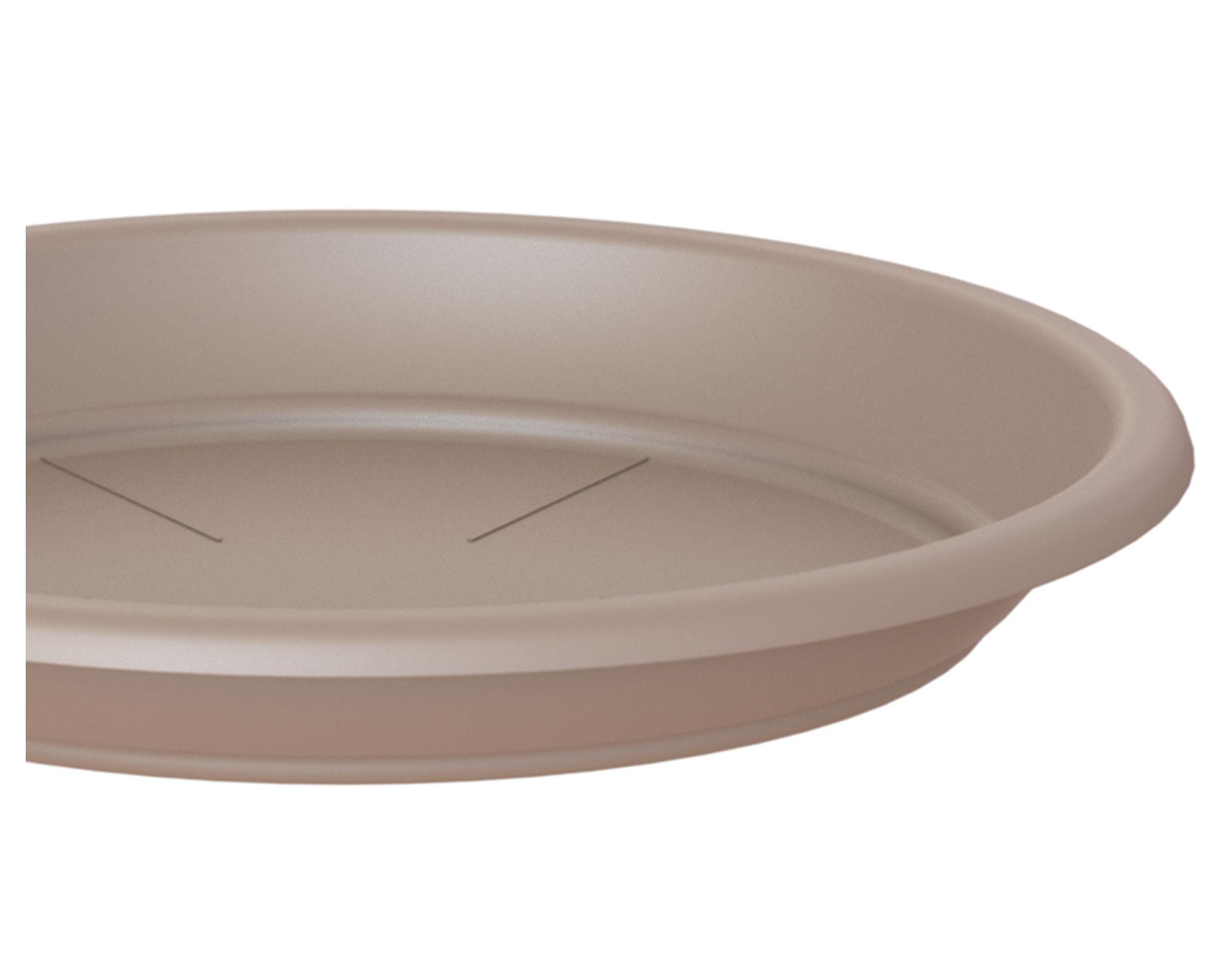 Plato plástico 19.5x50 cm Capri taupe-1