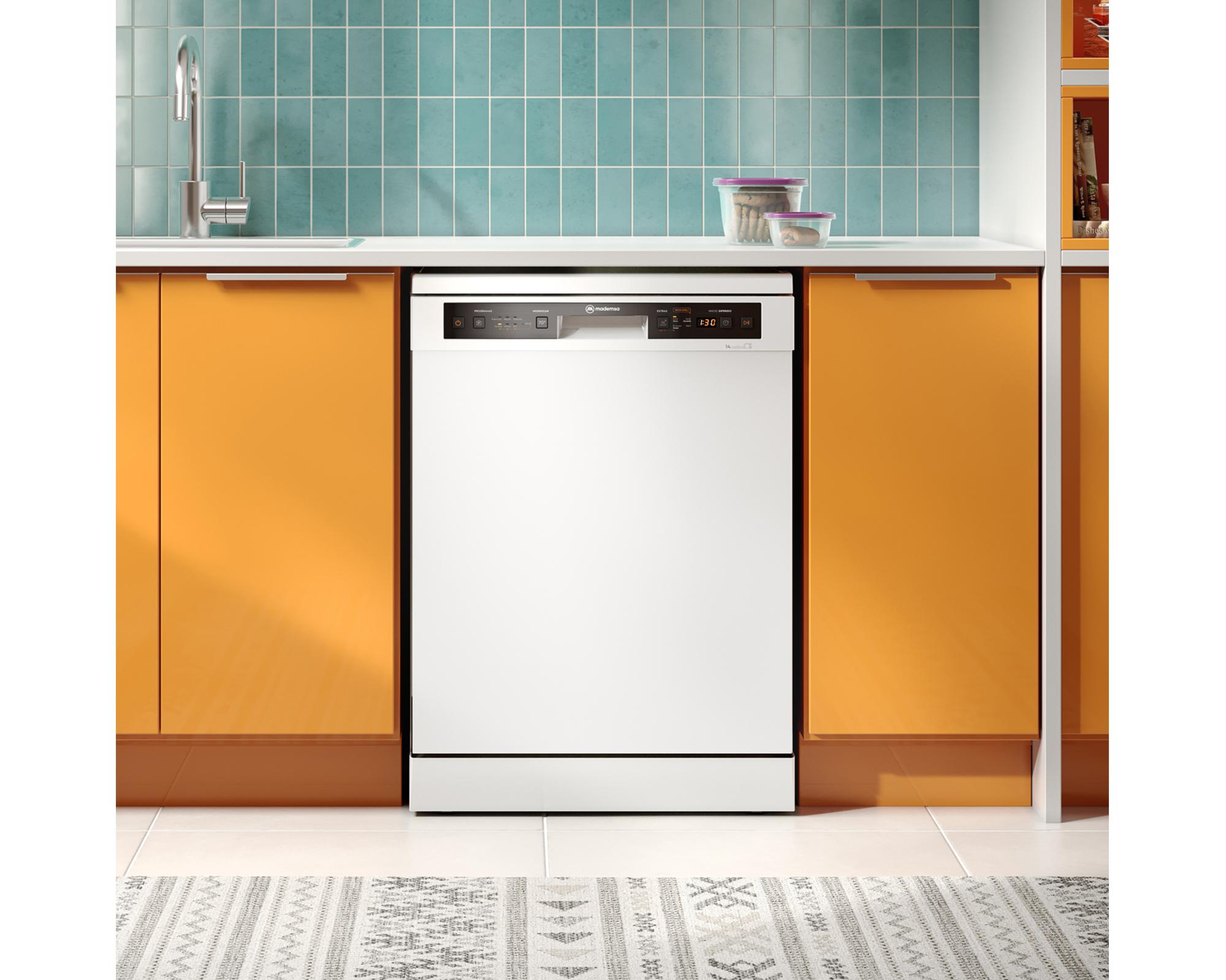 Lavavajillas 14 cubiertos 14C BZG blanco-3