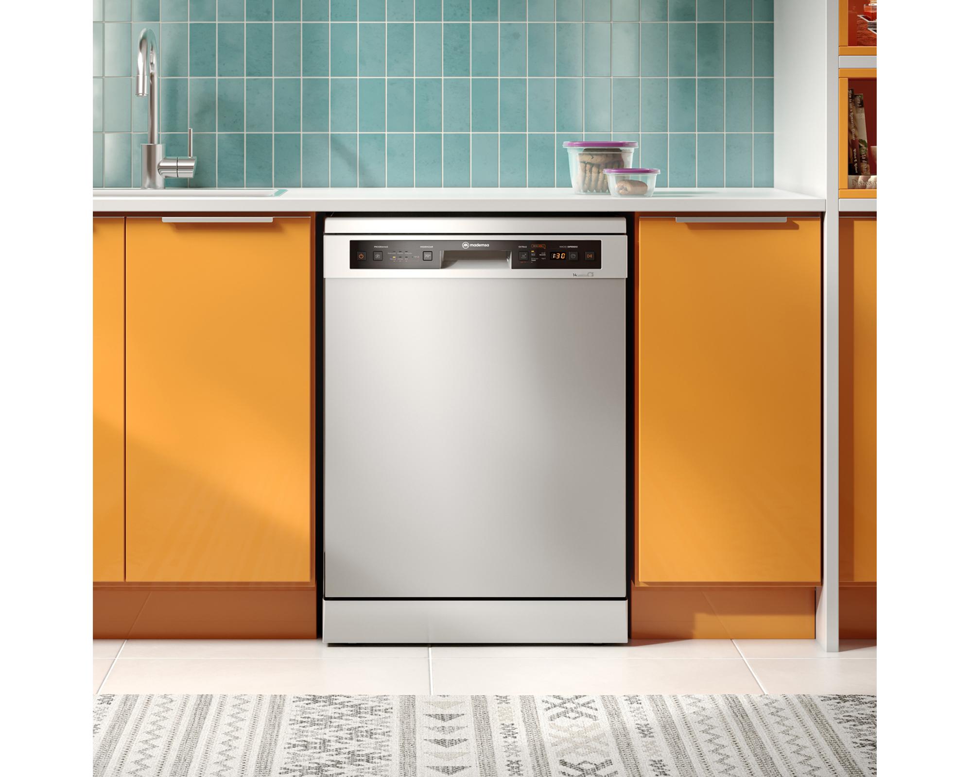 Lavavajillas 14 cubiertos 14C SZG silver-3