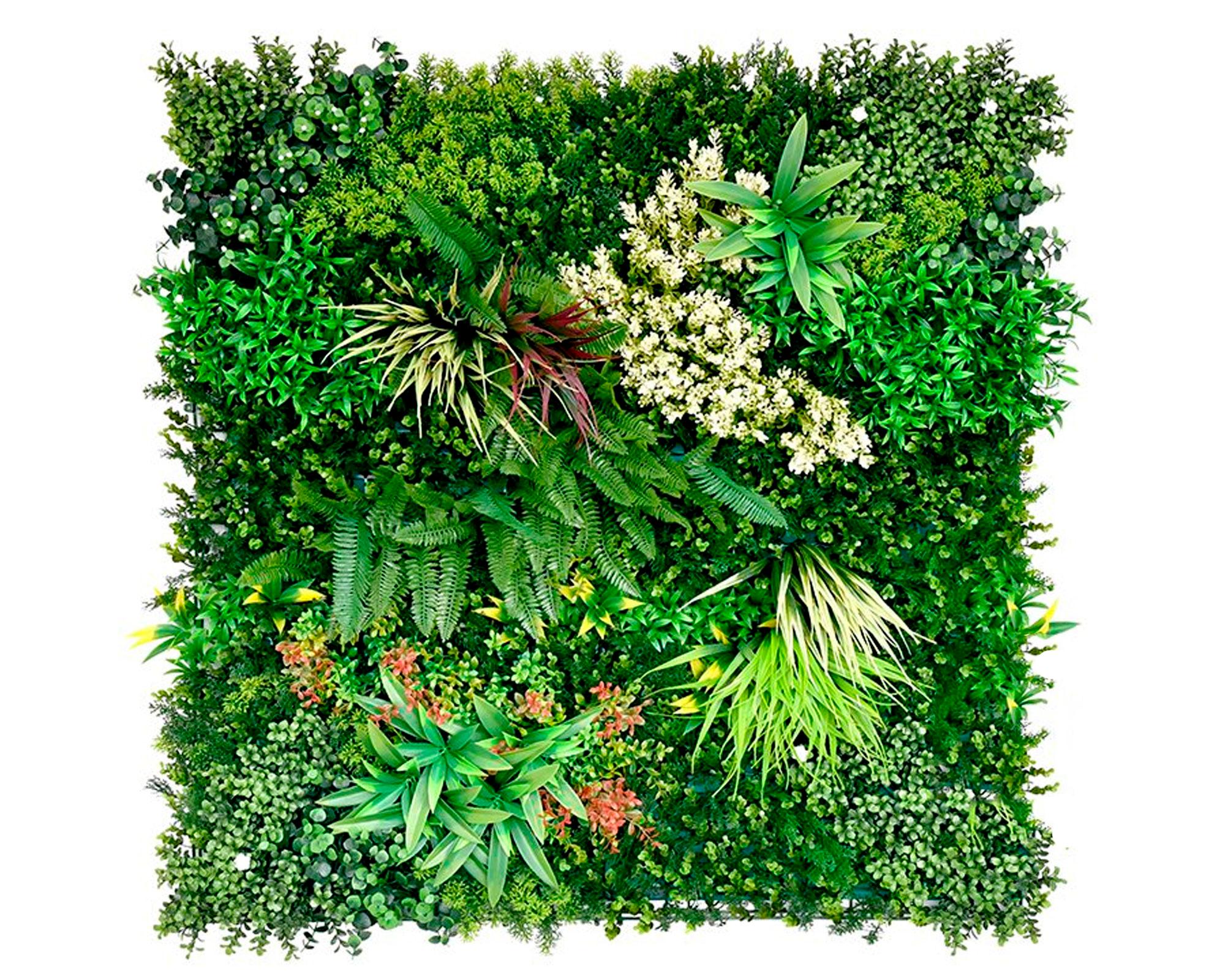 Jardín vertical artificial 100x100 cm Gaea-2