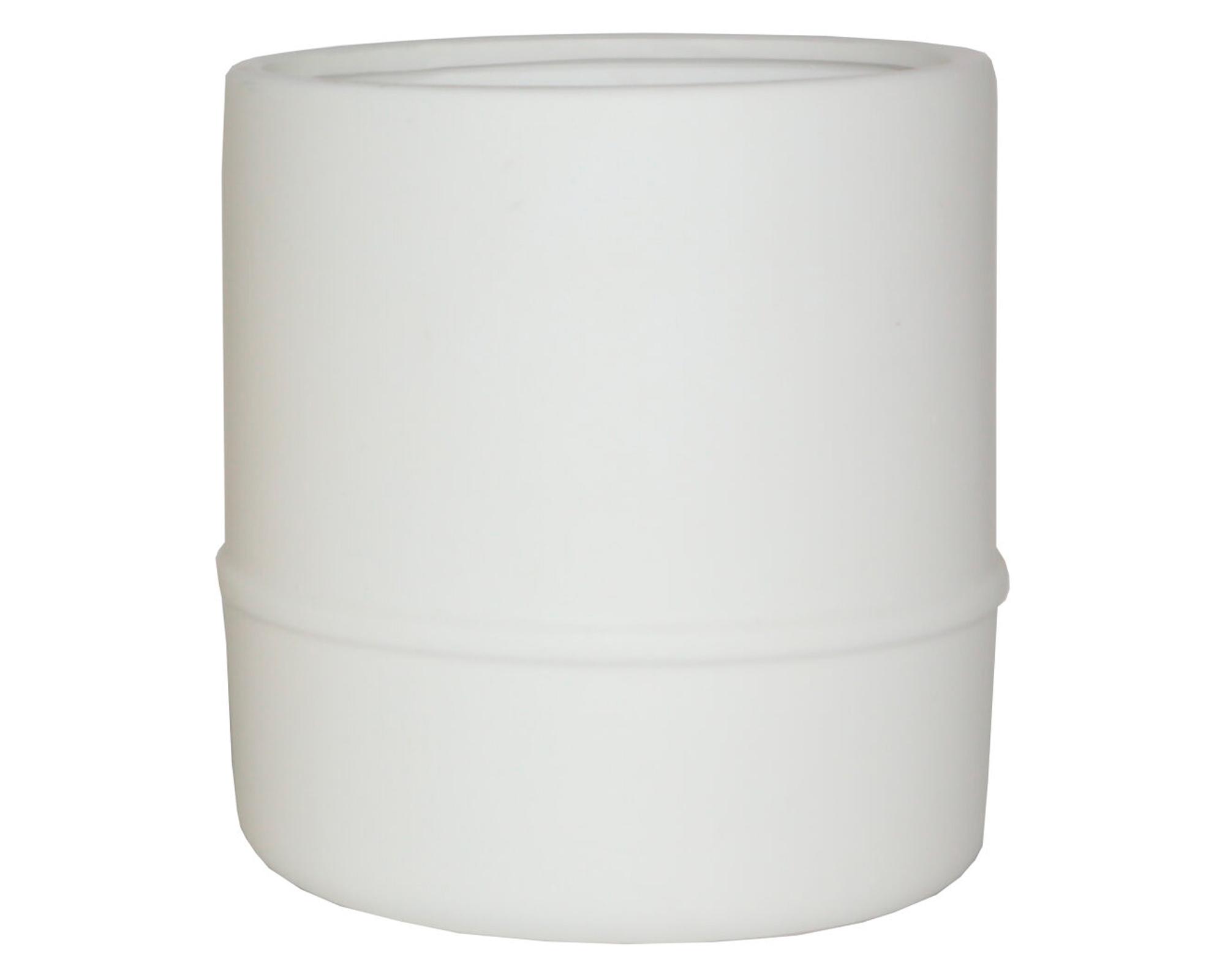 Maceta 15 cm cerámica Anna blanco-0