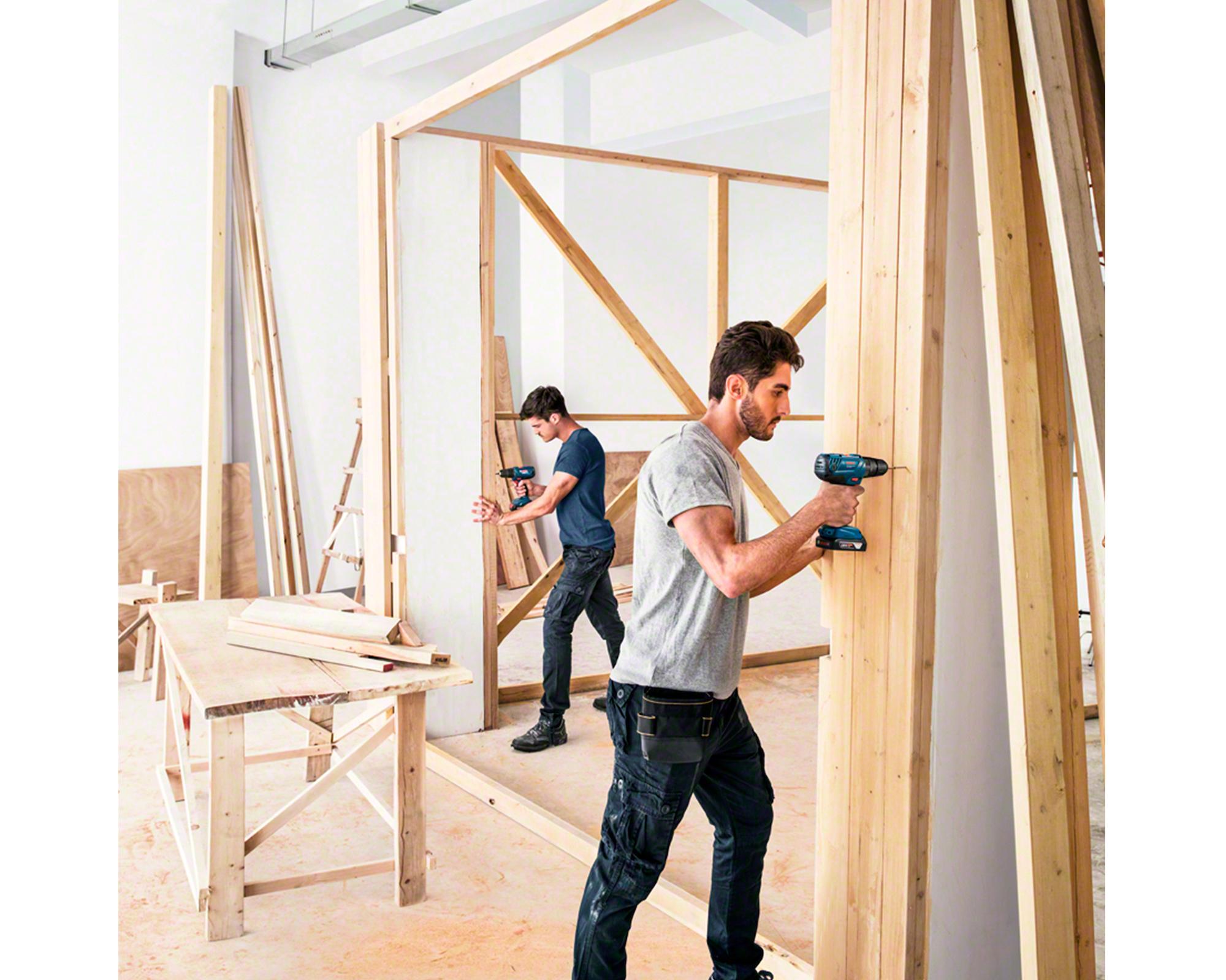 Taladro de impacto Inalámbrico GSB 180 + Llave de impacto GDX 180-3