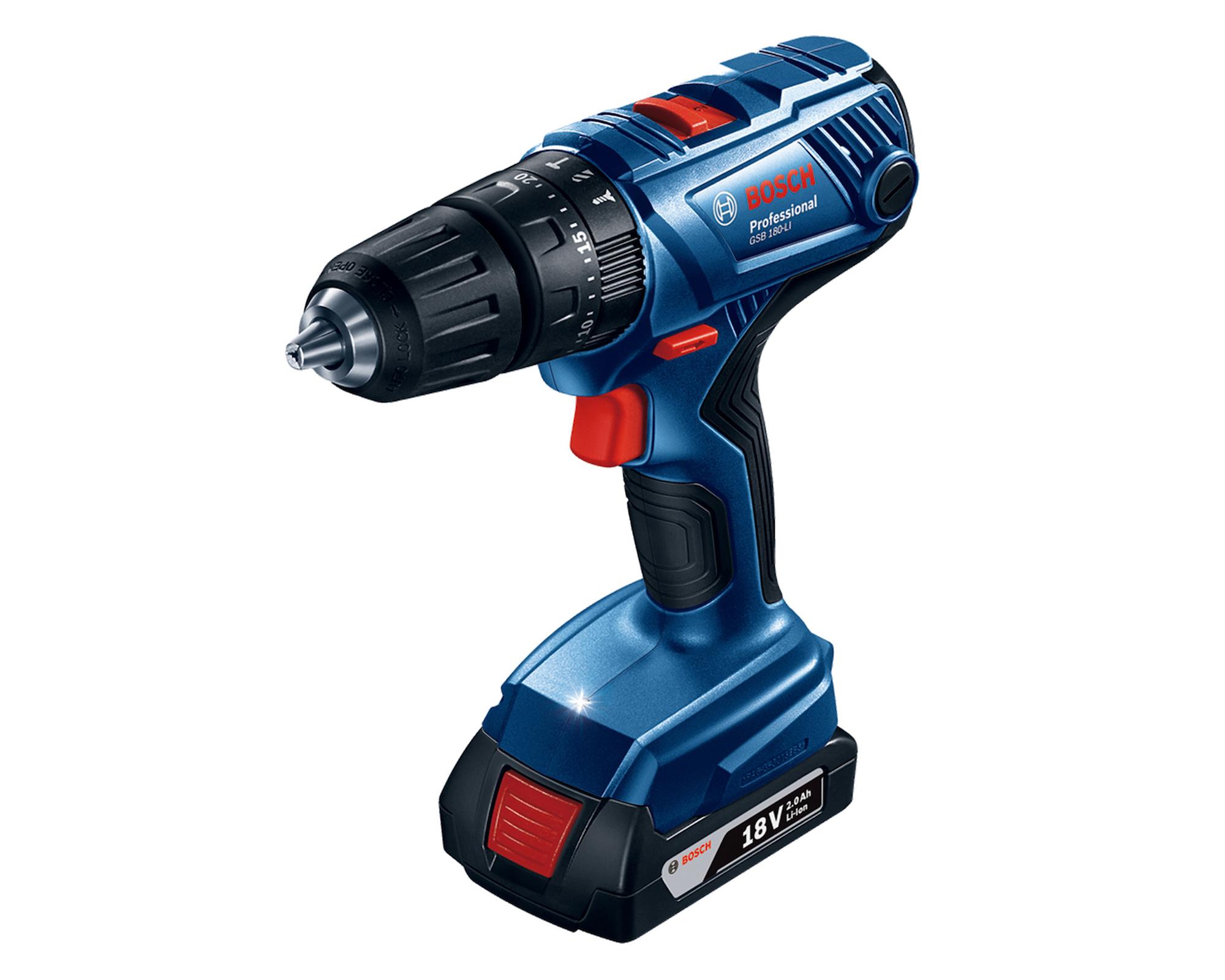 Taladro de impacto Inalámbrico GSB 180 + Llave de impacto GDX 180-2