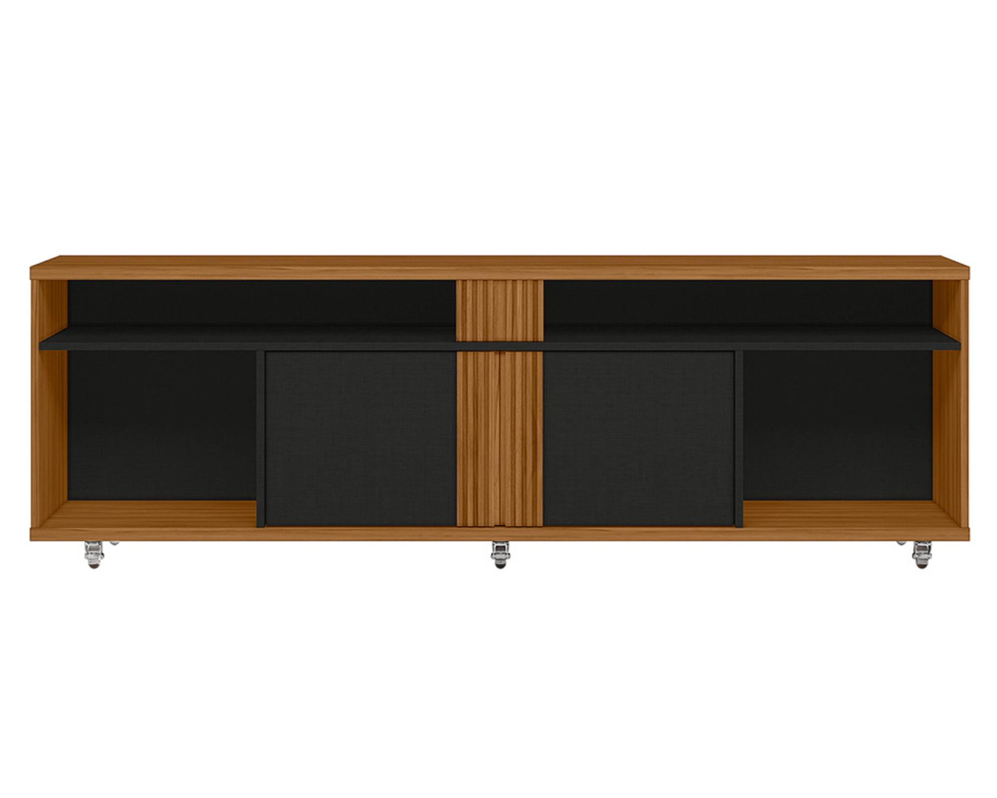 Rack TV 60" Freijo negro/café-0