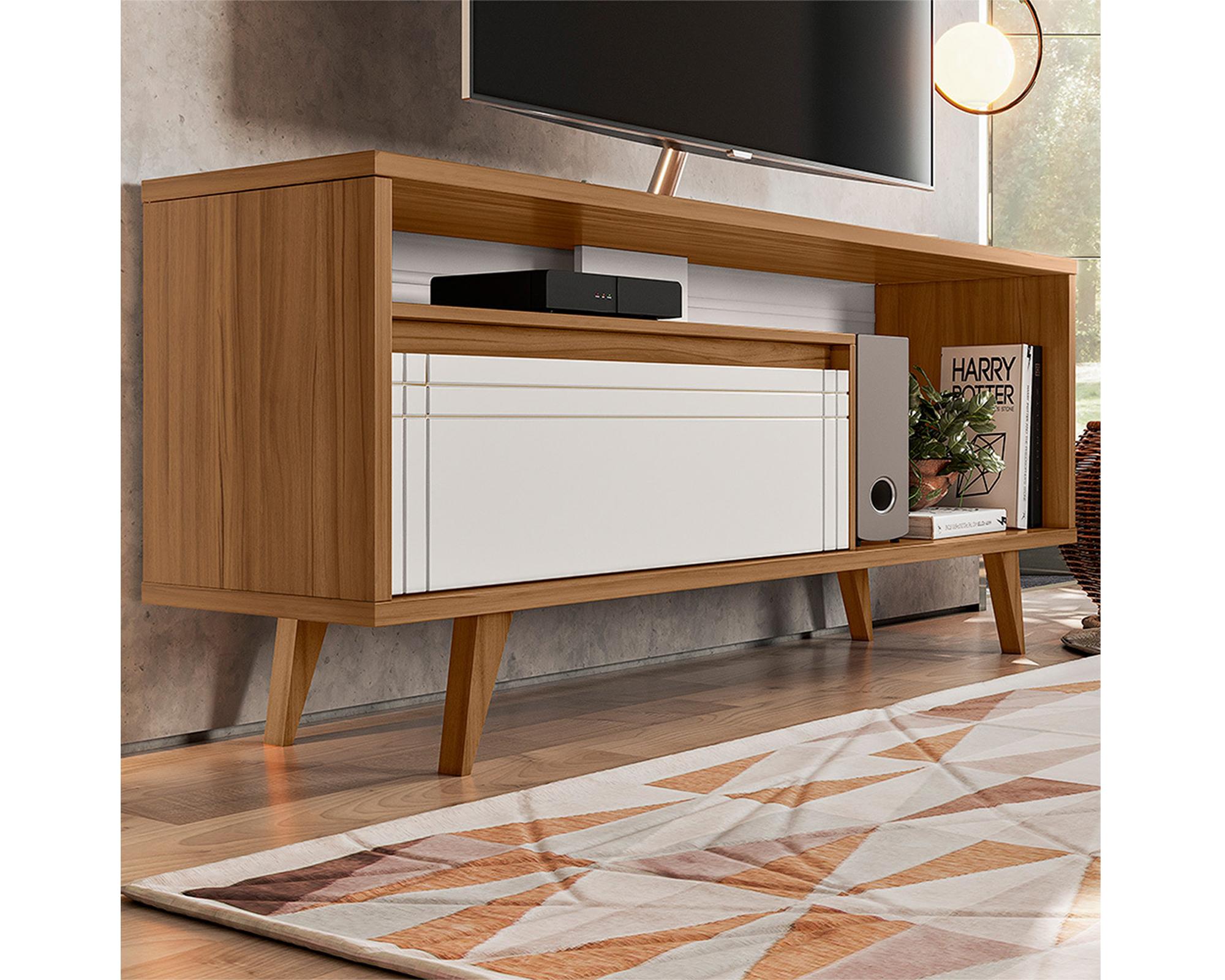 Rack TV 60" freijo/blanco-2