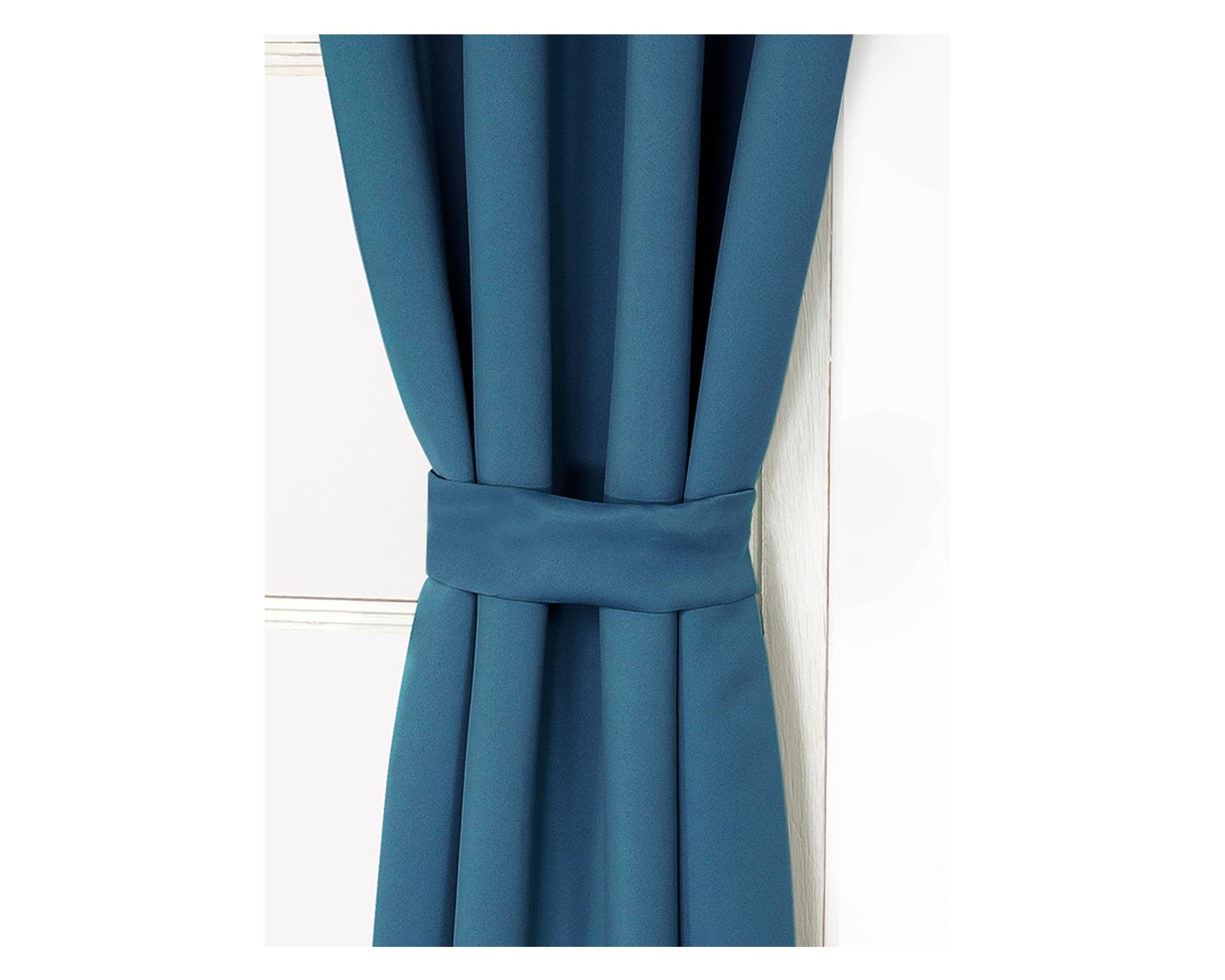 Cortina Black Out 140x220 cm Azul Doral-1