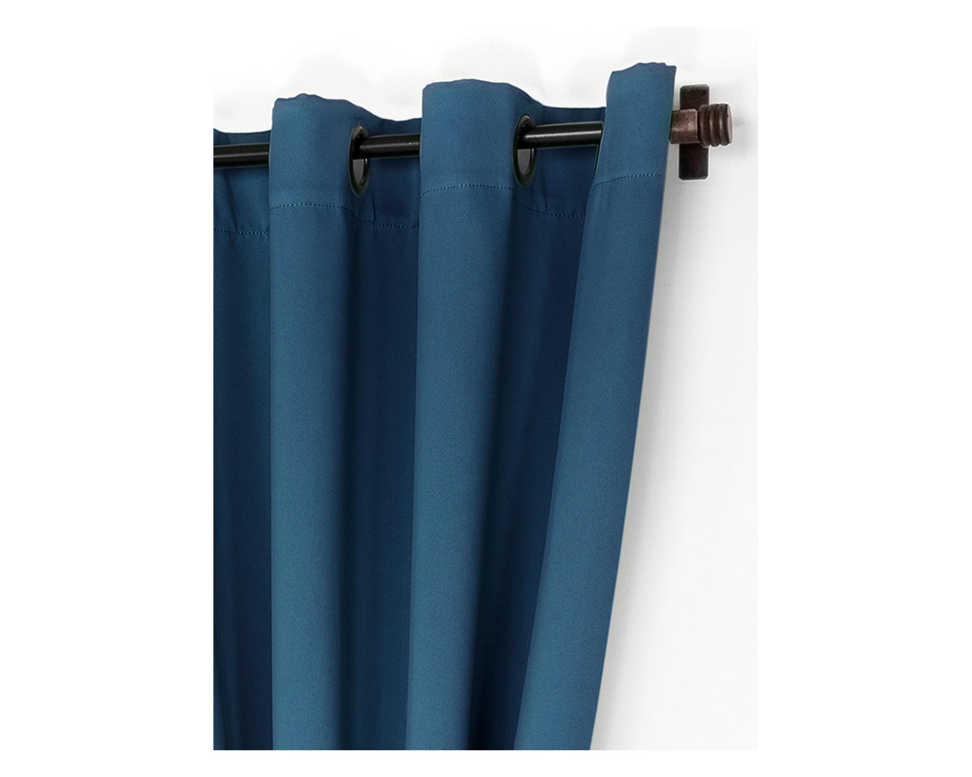 Cortina Black Out 140x220 cm Azul Doral-2