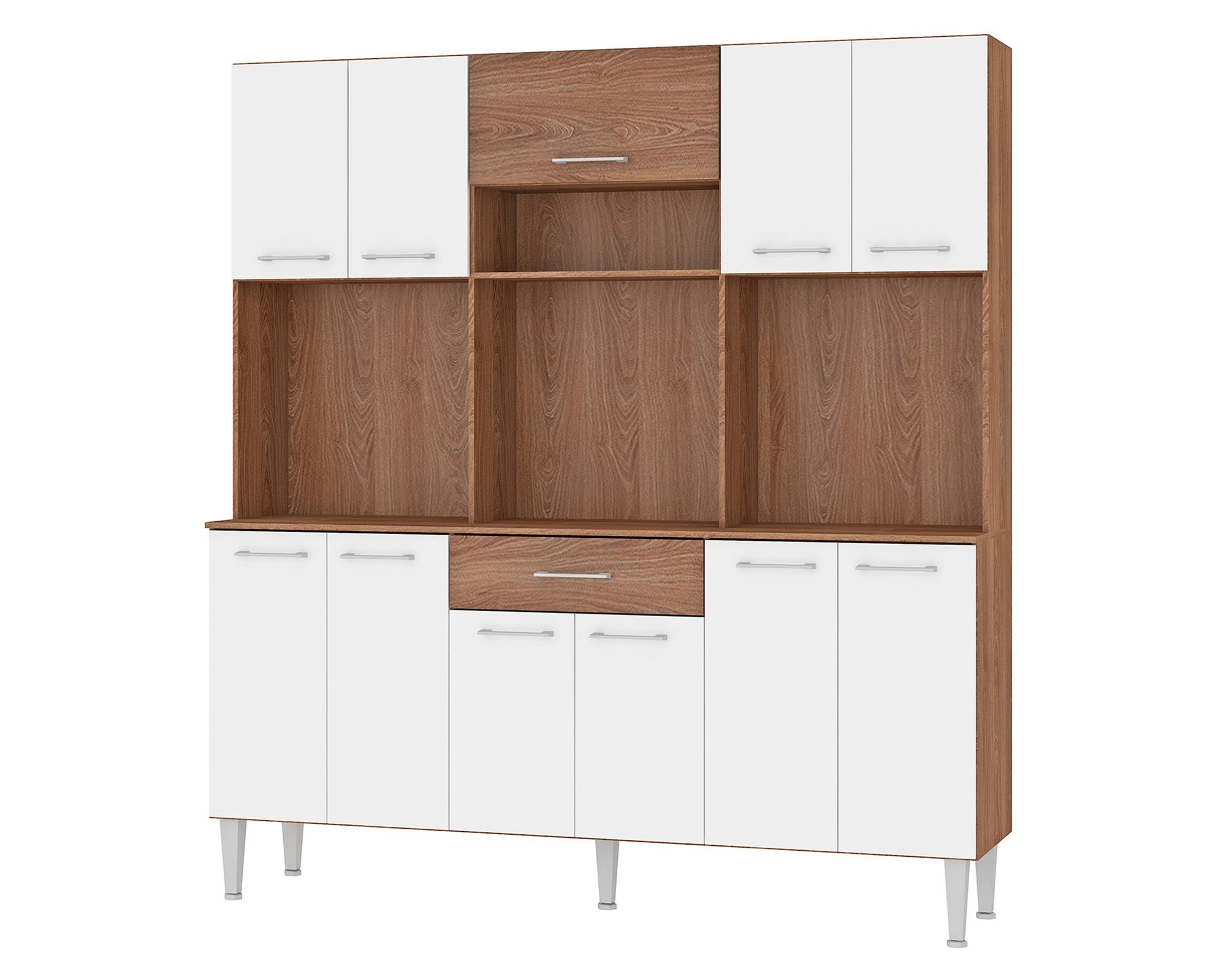 Kit Cocina 5 puertas 3 cajones Irma beige-2