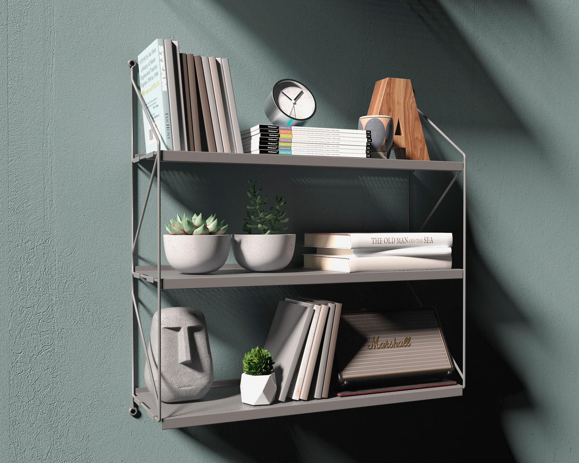 Kit repisa Angolo gris-1