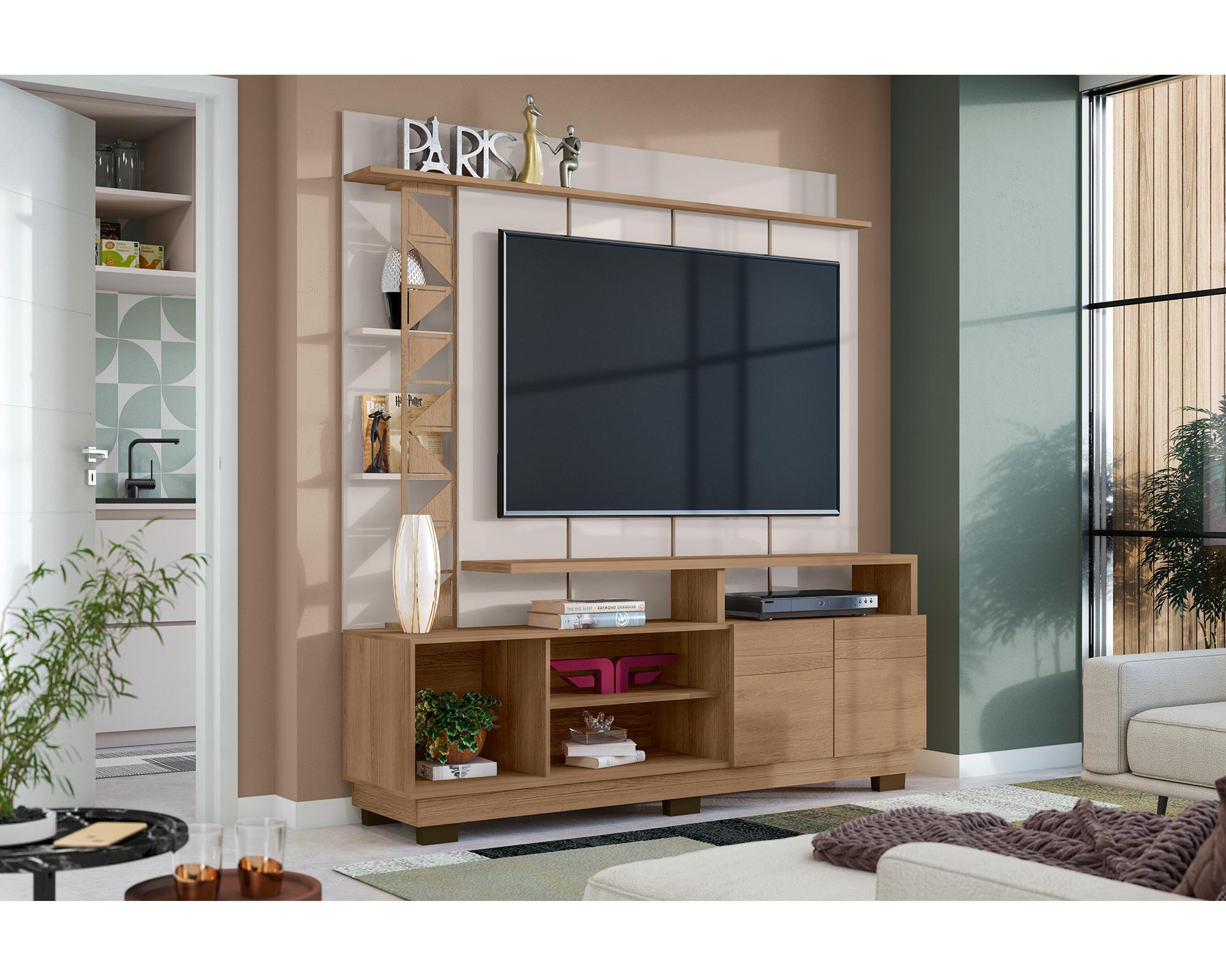 Home TV 60" Vivaz 1.6 café cedro/beige-4