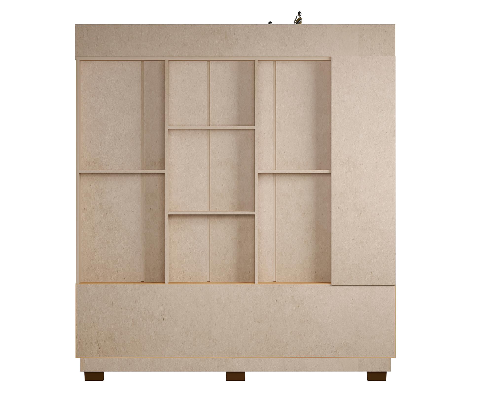 Home TV 60" Vivaz 1.6 café cedro/beige-3